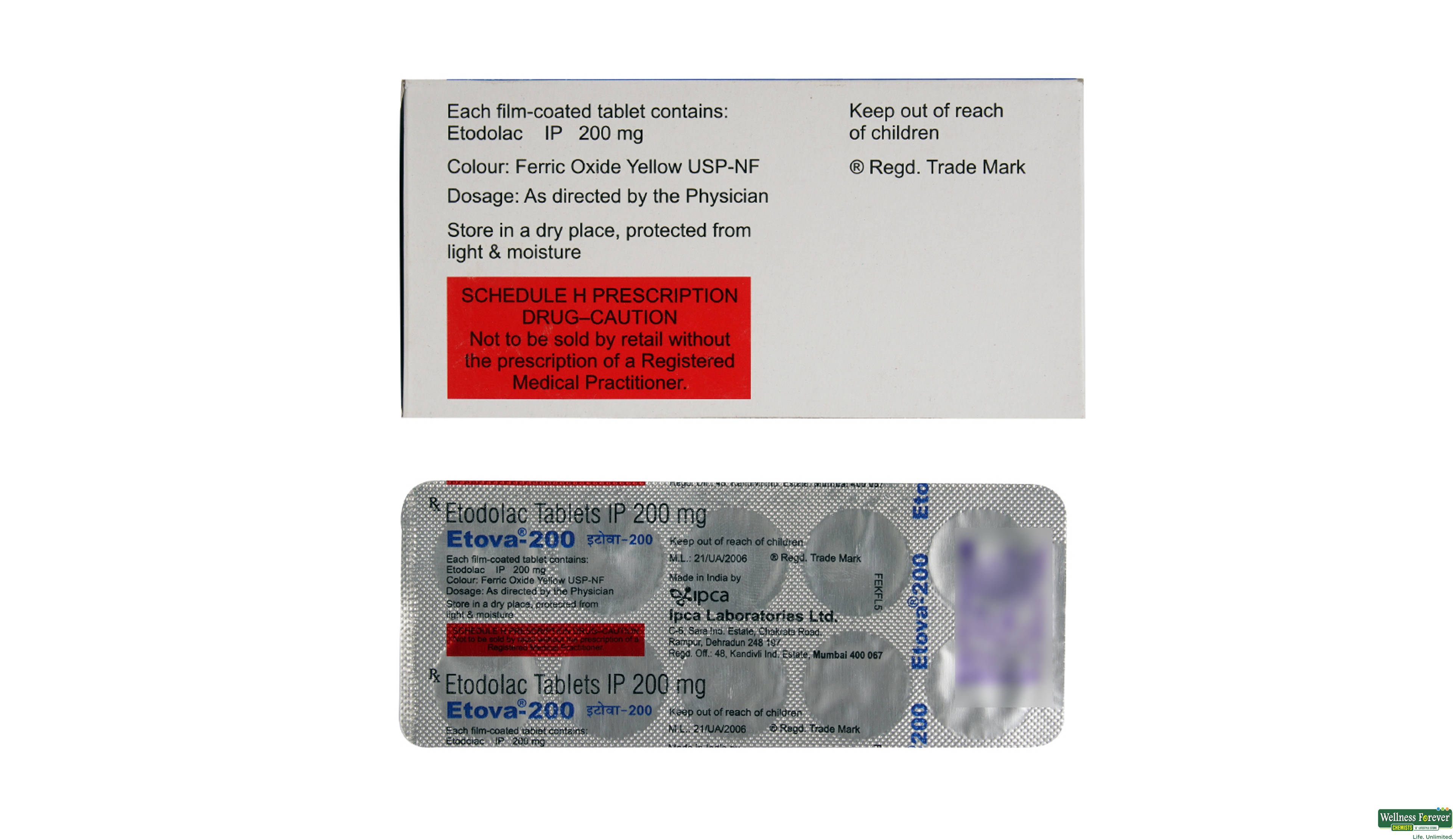 ETOVA 200MG 10TAB- 2, 10TAB, 