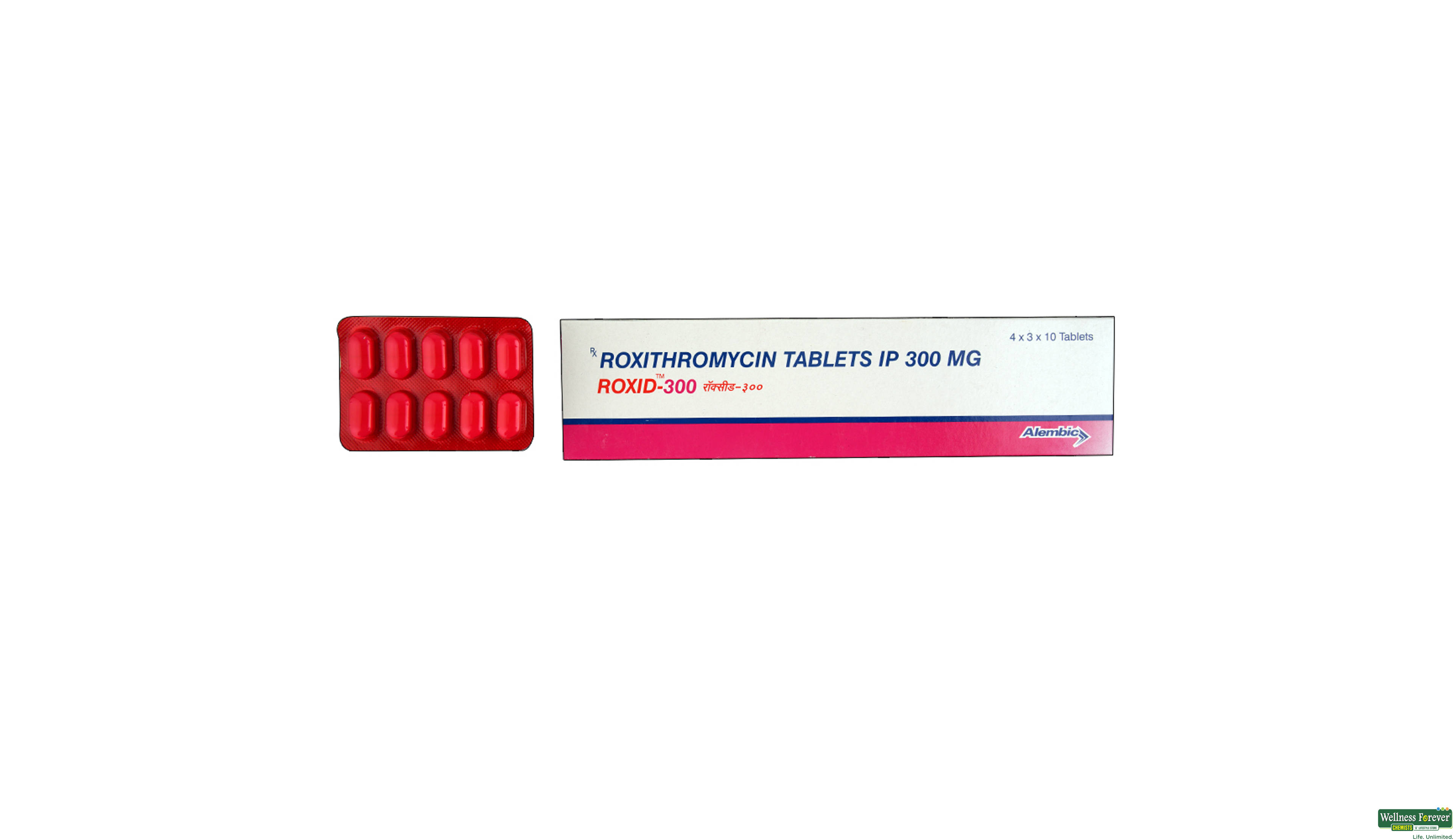 ROXID 300MG 10TAB- 1, 10TAB, 