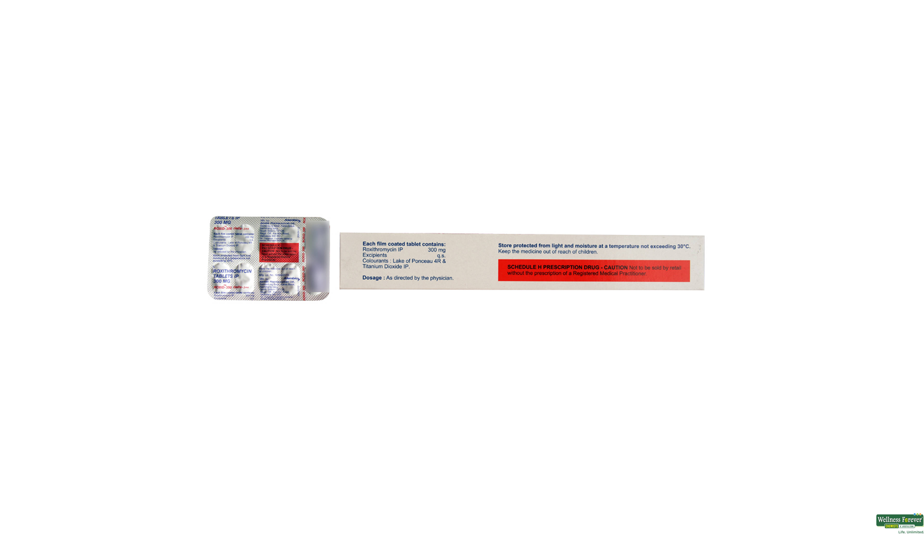 ROXID 300MG 10TAB- 2, 10TAB, 