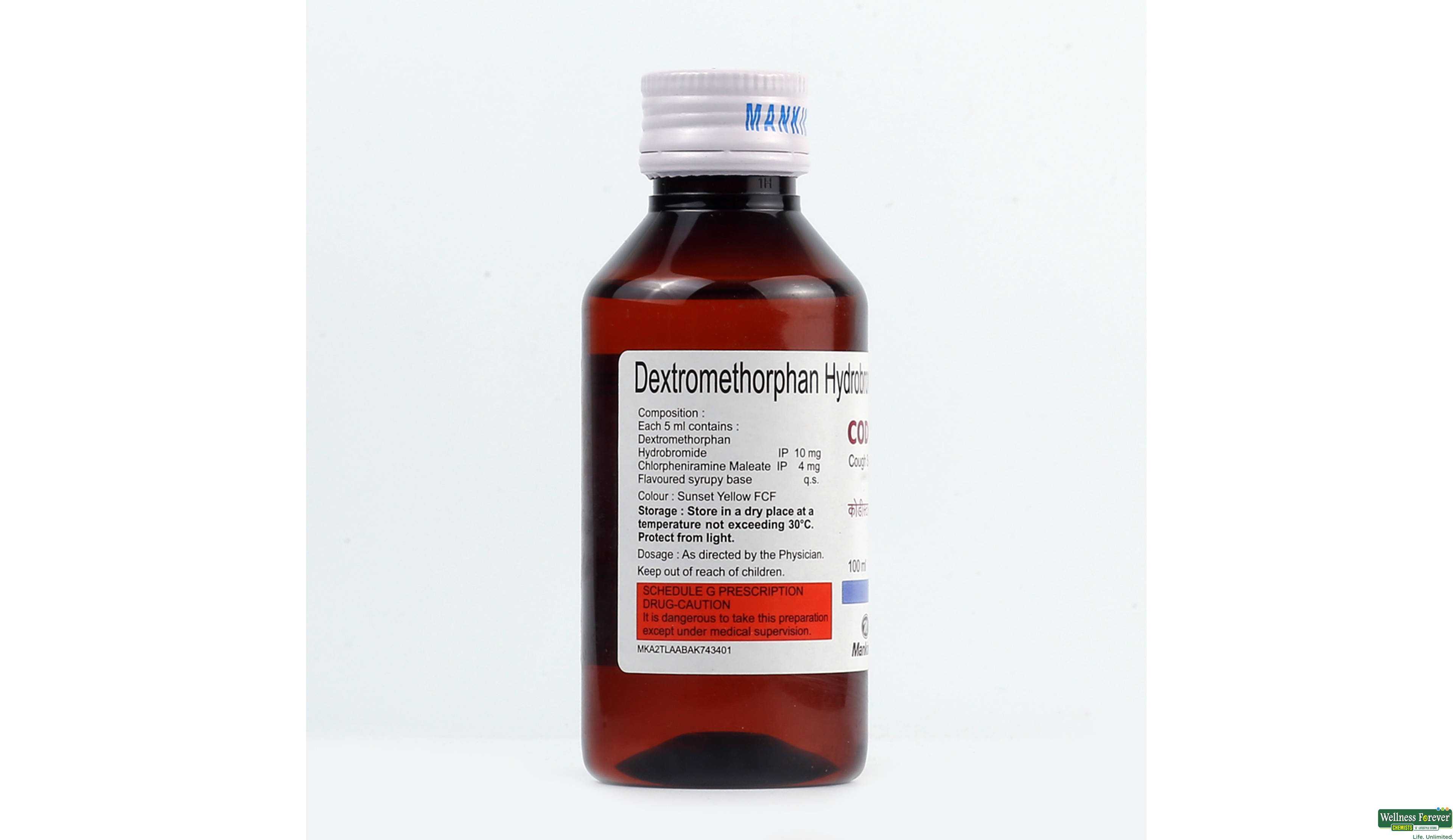 CODISTAR-DX SYP 100ML- 2, 100ML, 