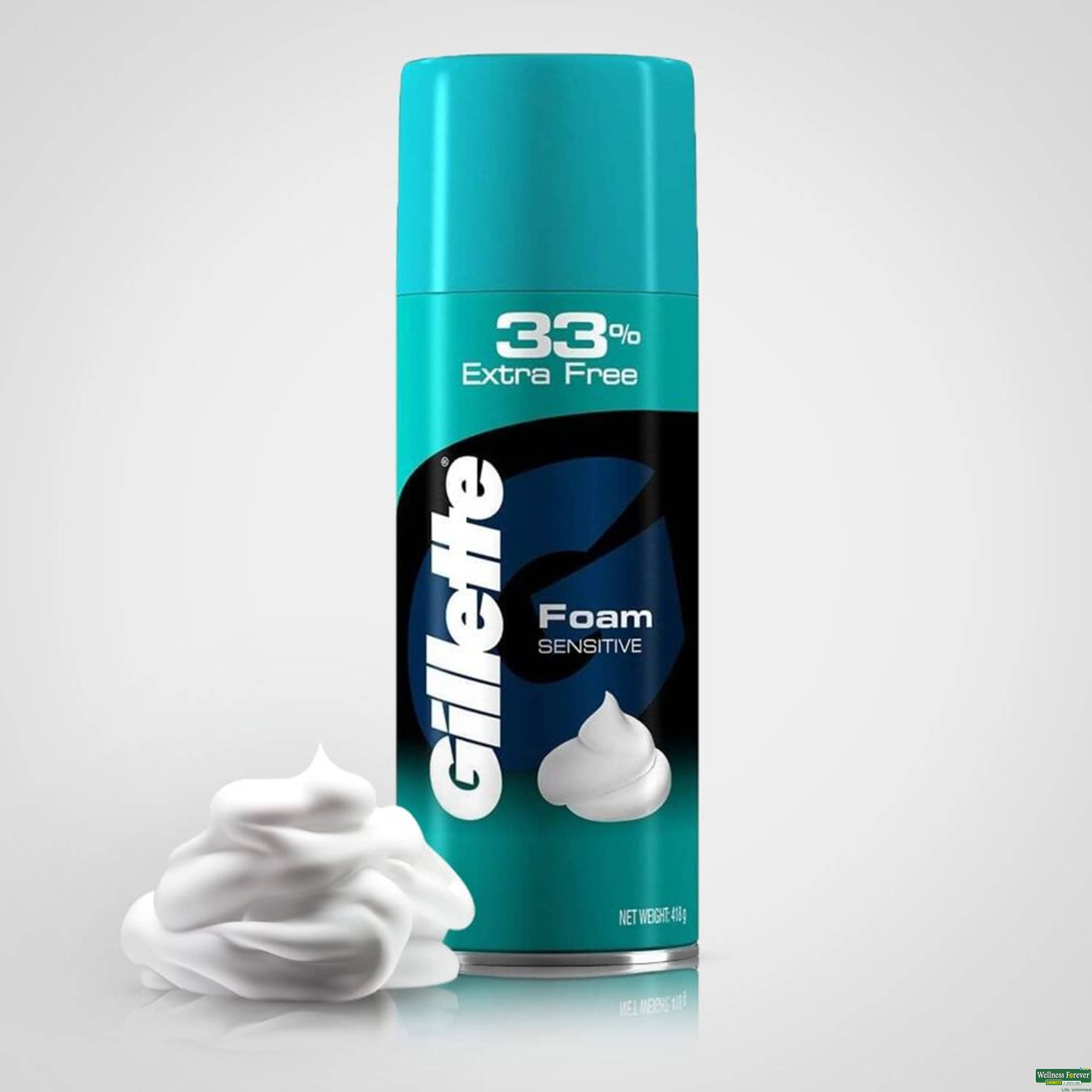 Gillette Classic Sensitive Shave Foam, 418 g-image