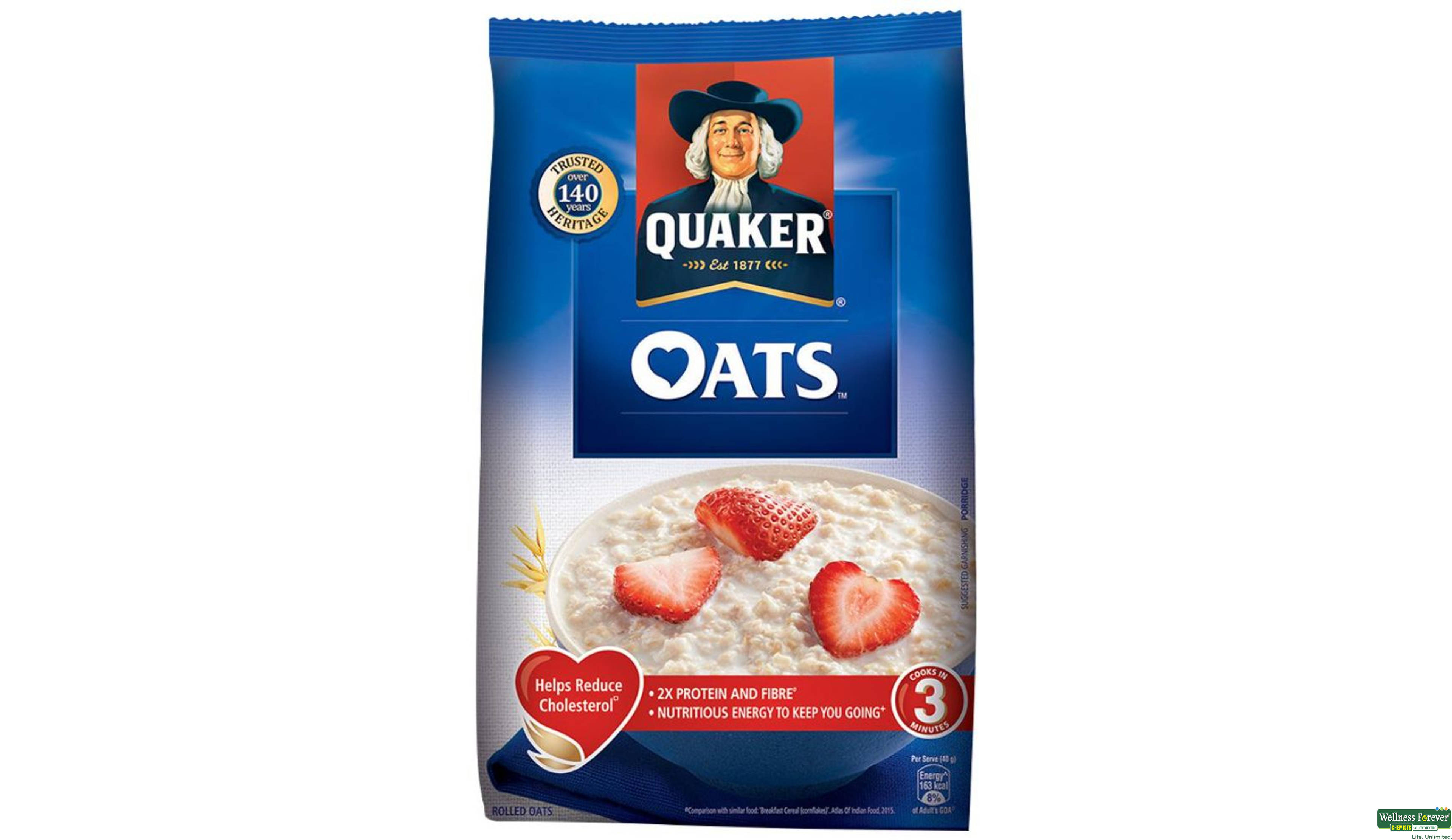 QUAKER OATS NATURAL REF 1KG- 2, 1KG, 