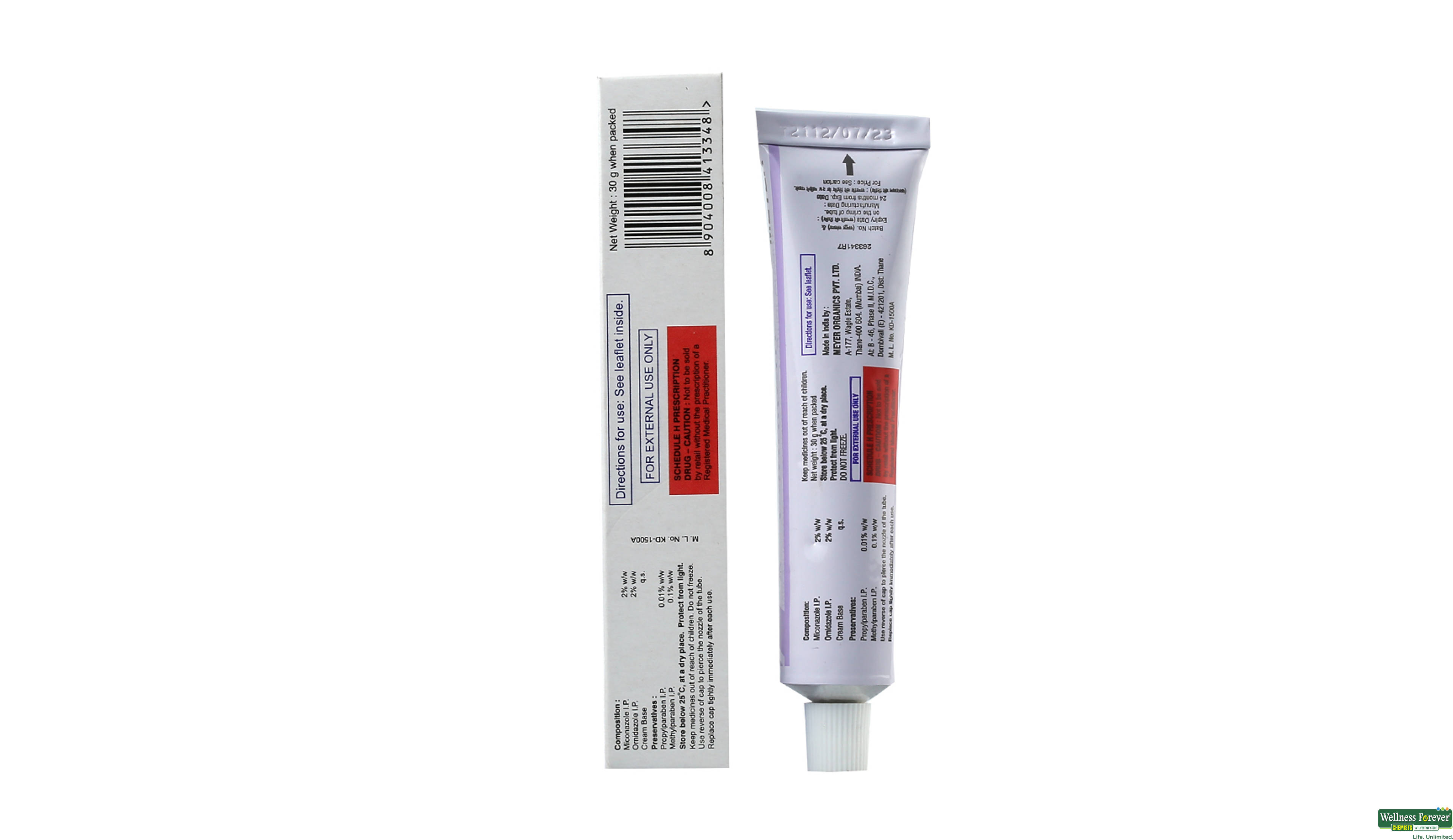 CANDIFEM VAG CREAM 30GM- 2, 30GM, null