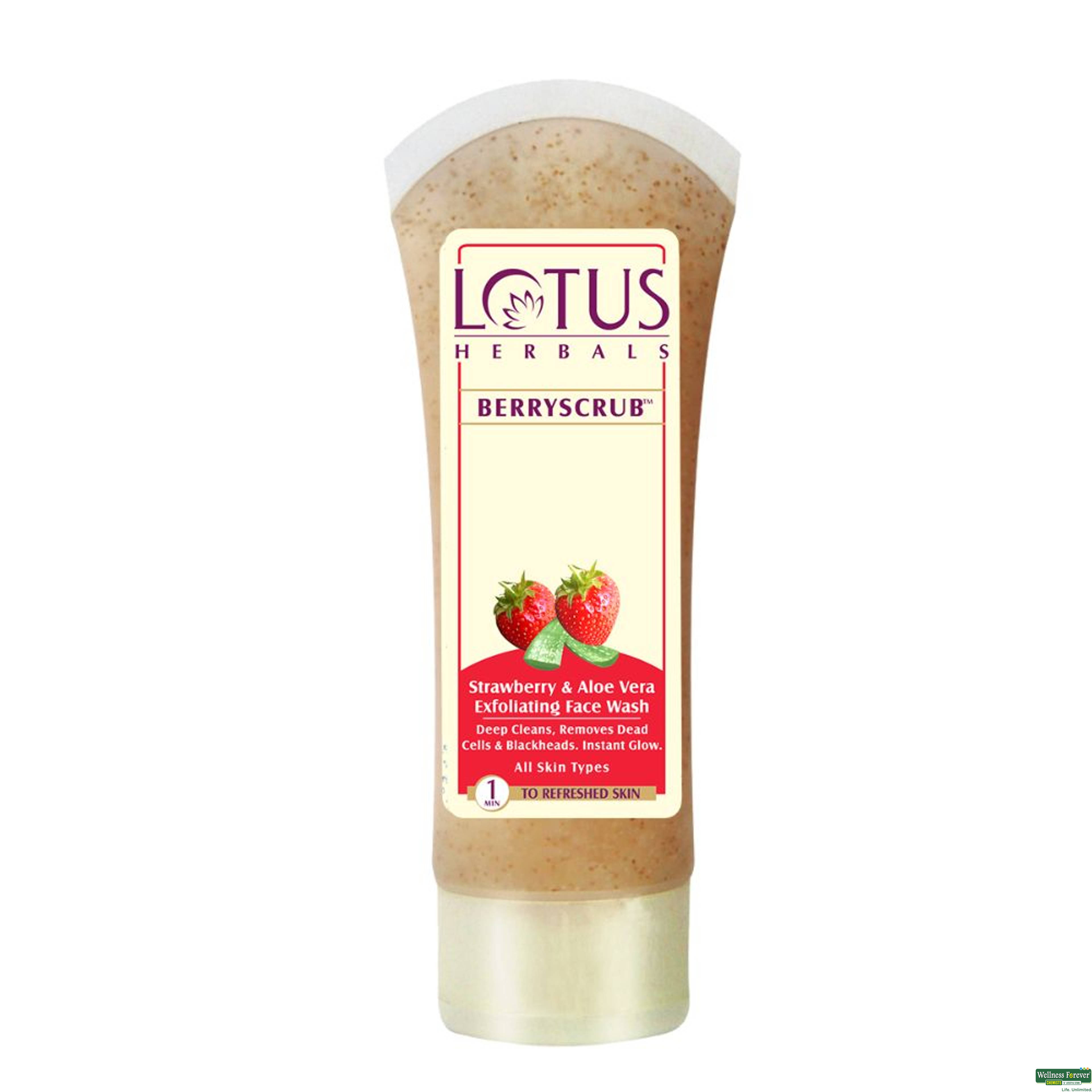 Lotus Face Scrub Berry 80Gm-image