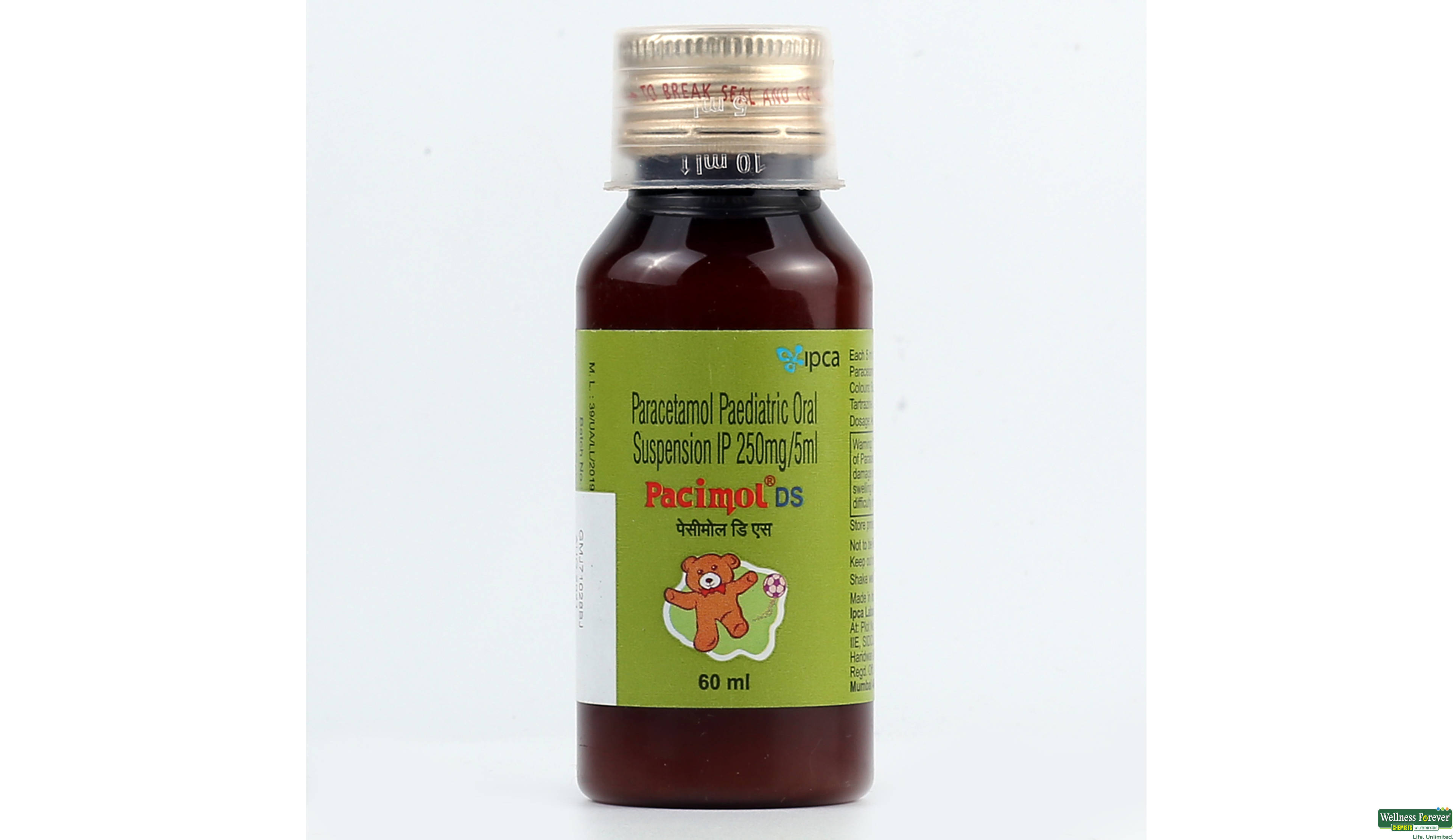 PACIMOL-DS SYP 60ML- 1, 60ML, 