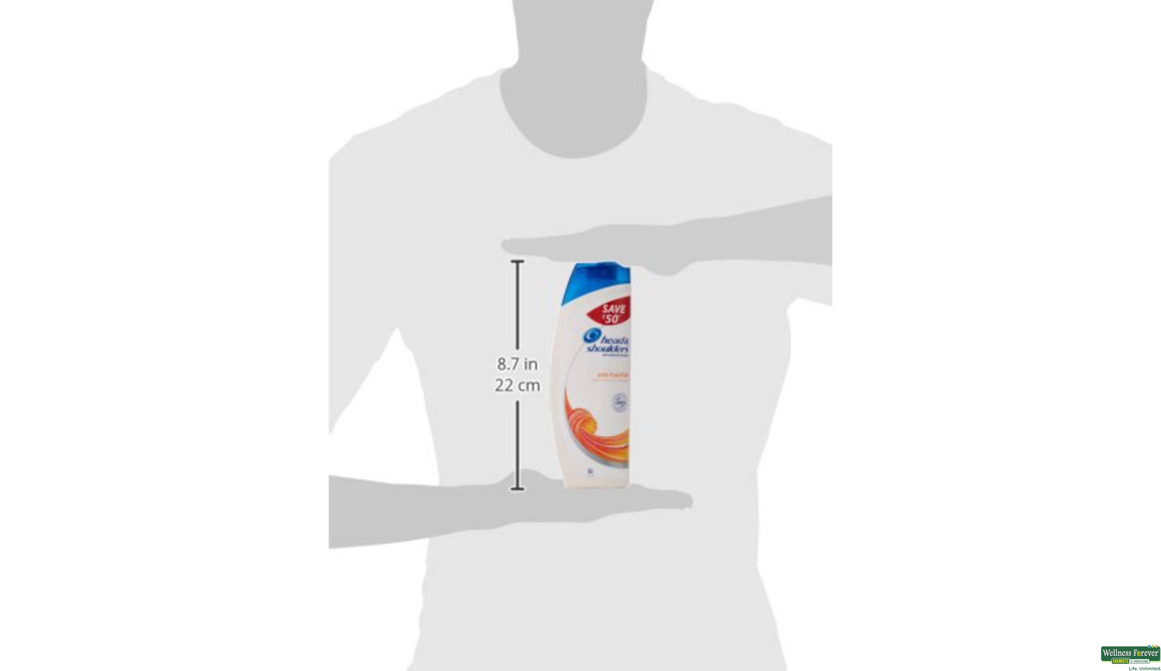 HS SHMP ANTI HR/FALL 400ML- 8, 400ML, 