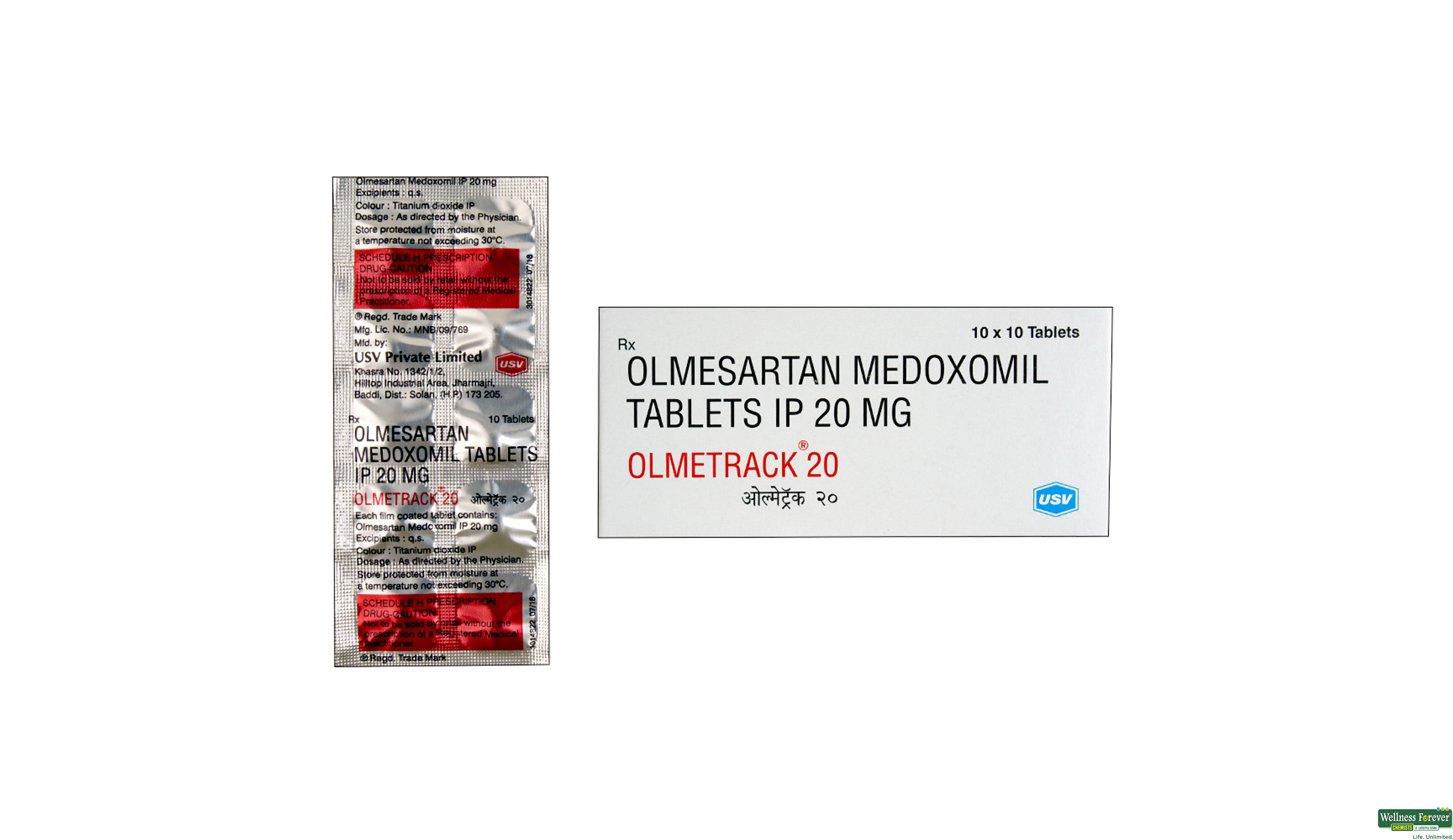 OLMETRACK 20MG 10TAB- 1, 10TAB, 