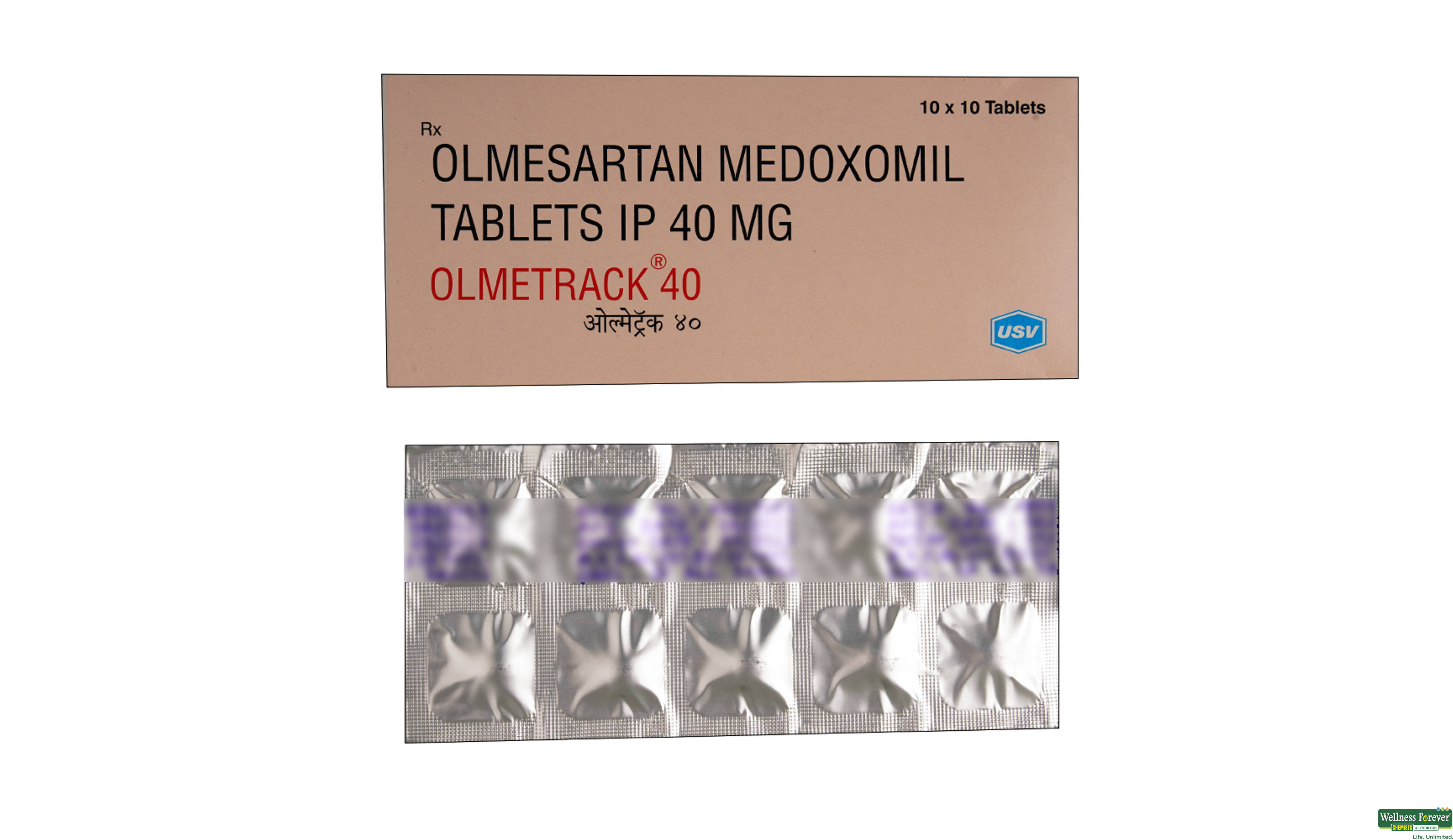 OLMETRACK 40MG 10TAB- 1, 10TAB, 