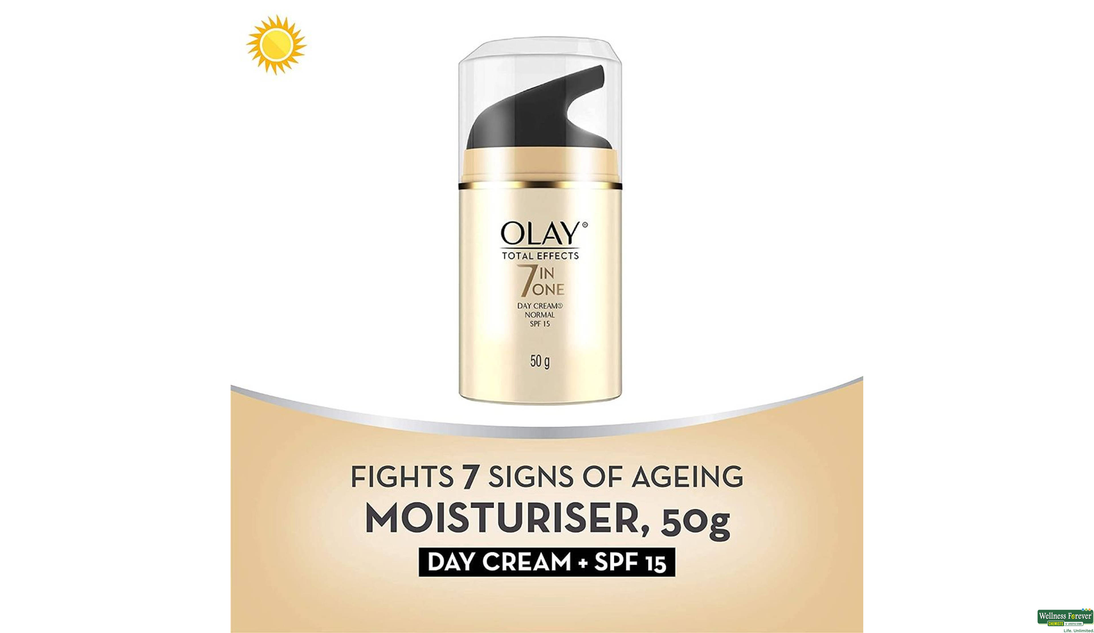 OLAY CRM DAY TOTAL EFFECT NORMAL 50GM- 8, 50GM, 