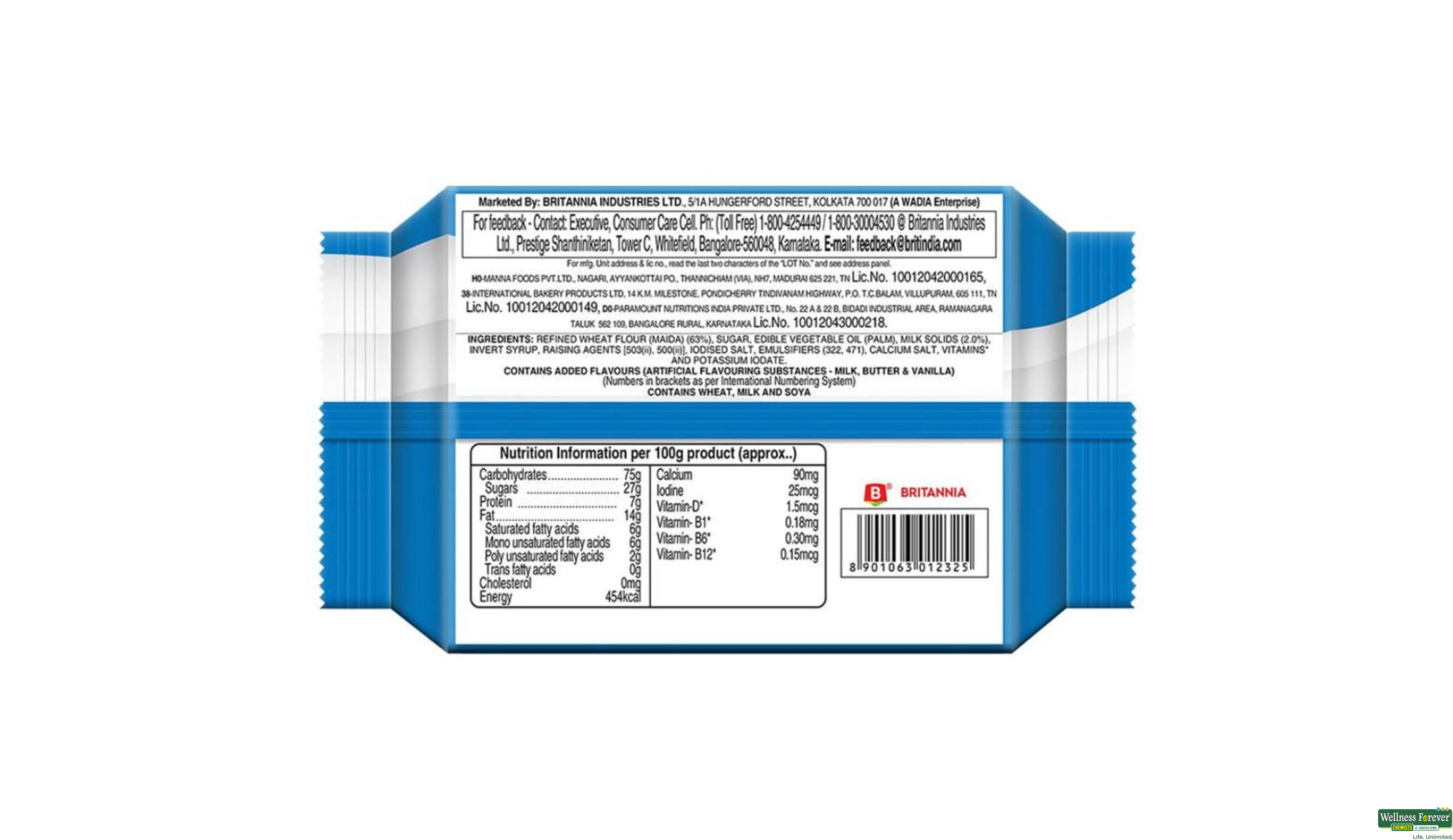 BRIT BISC MILK BIKIS PLAIN 200GM- 2, 200GM, 