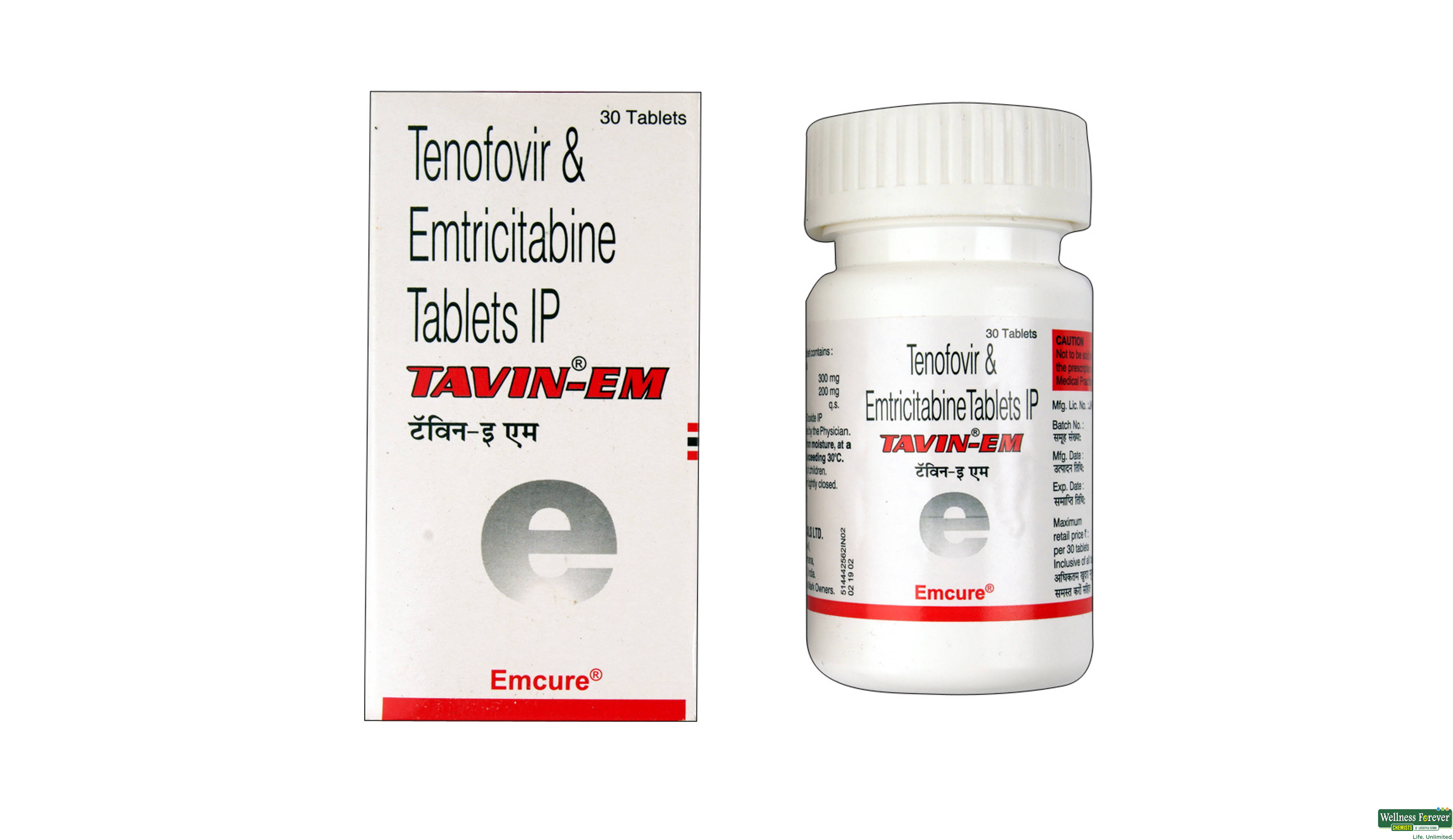 TAVIN-EM 30TAB- 1, 30TAB, null