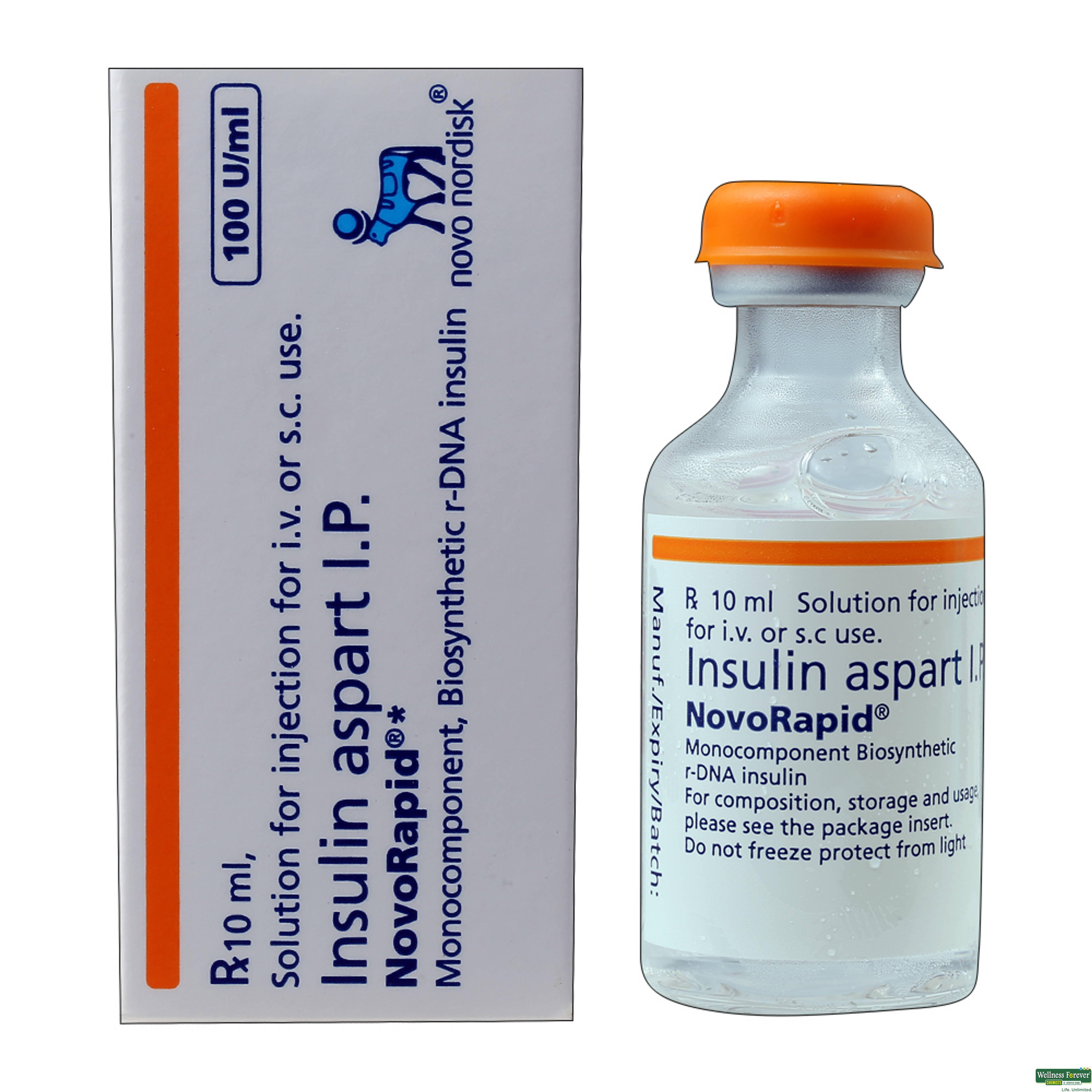 NOVORAPID 100IU 10ML VIAL-image