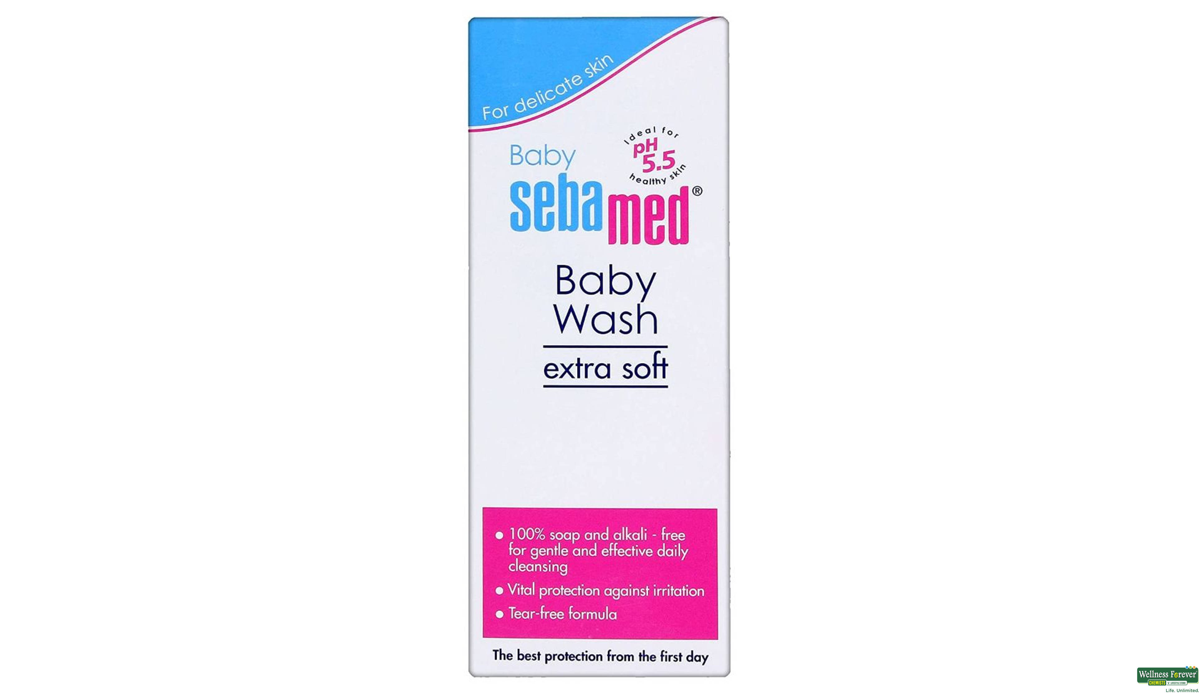 SEBAMED BABY WASH 200ML- 3, 200ML, null