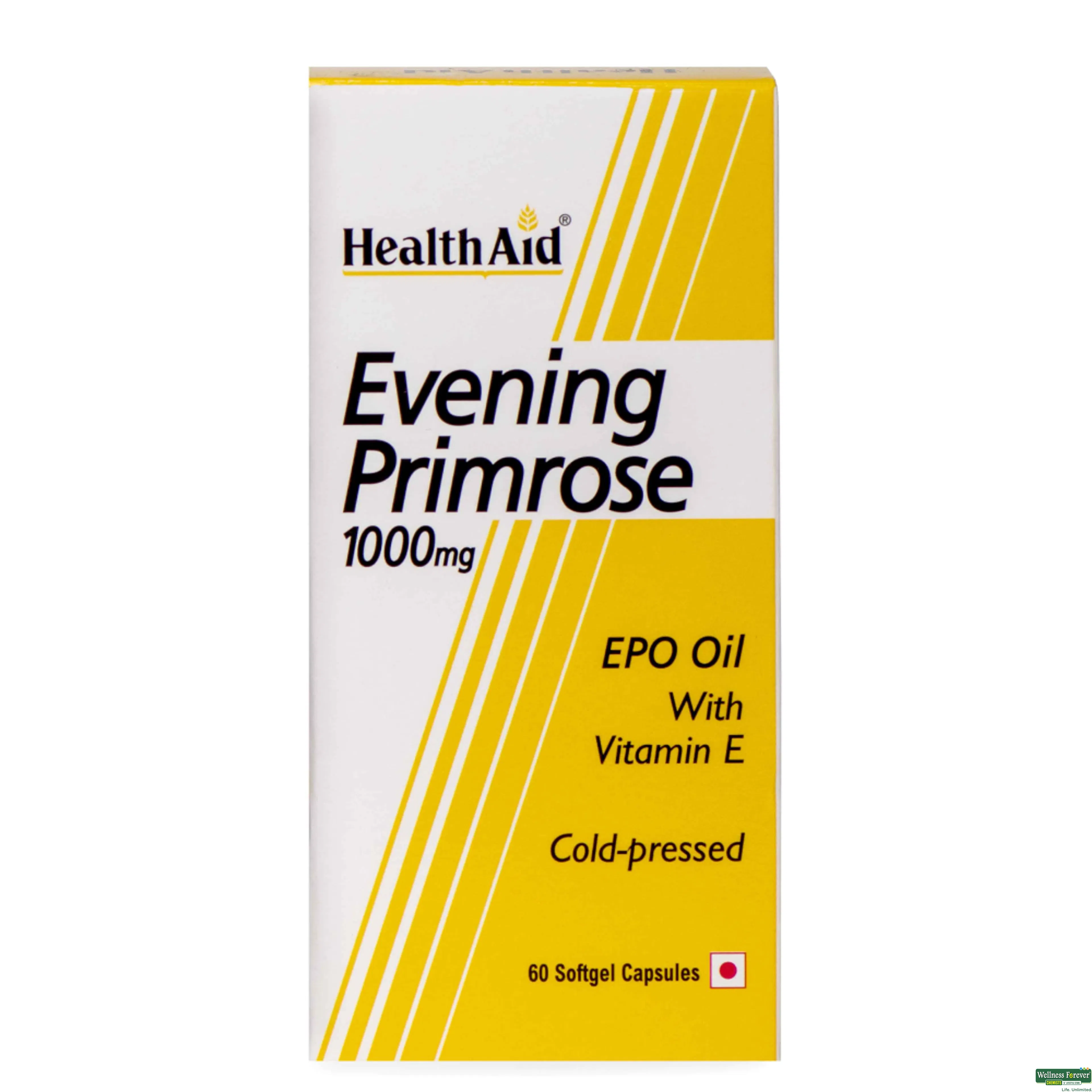 HEALTH AID EVENING PRMROSE 1000MG 60CAP-image