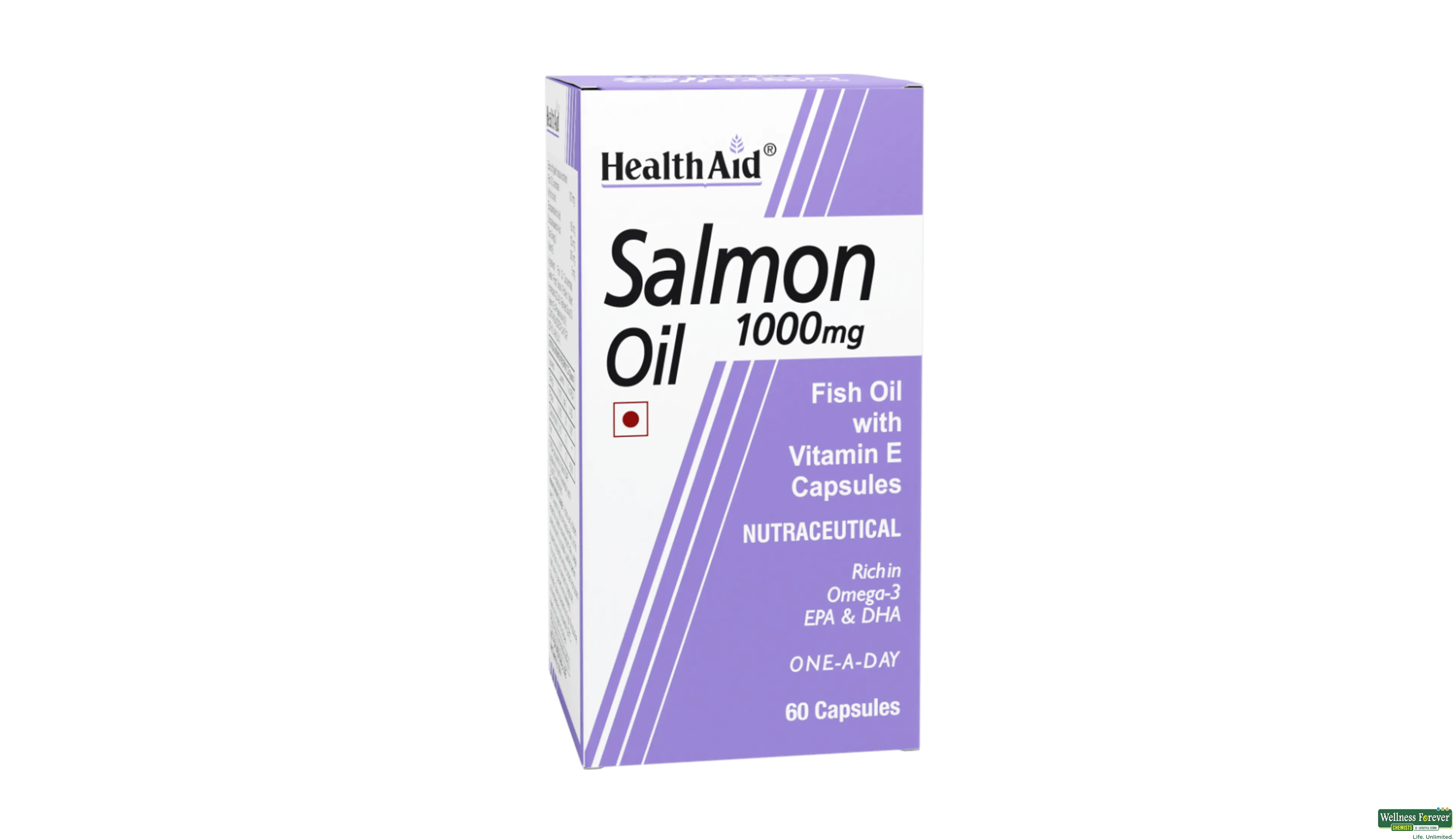 HEALTH AID SALMON-OIL 1000MG 60CAP- 1, 60CAP, 