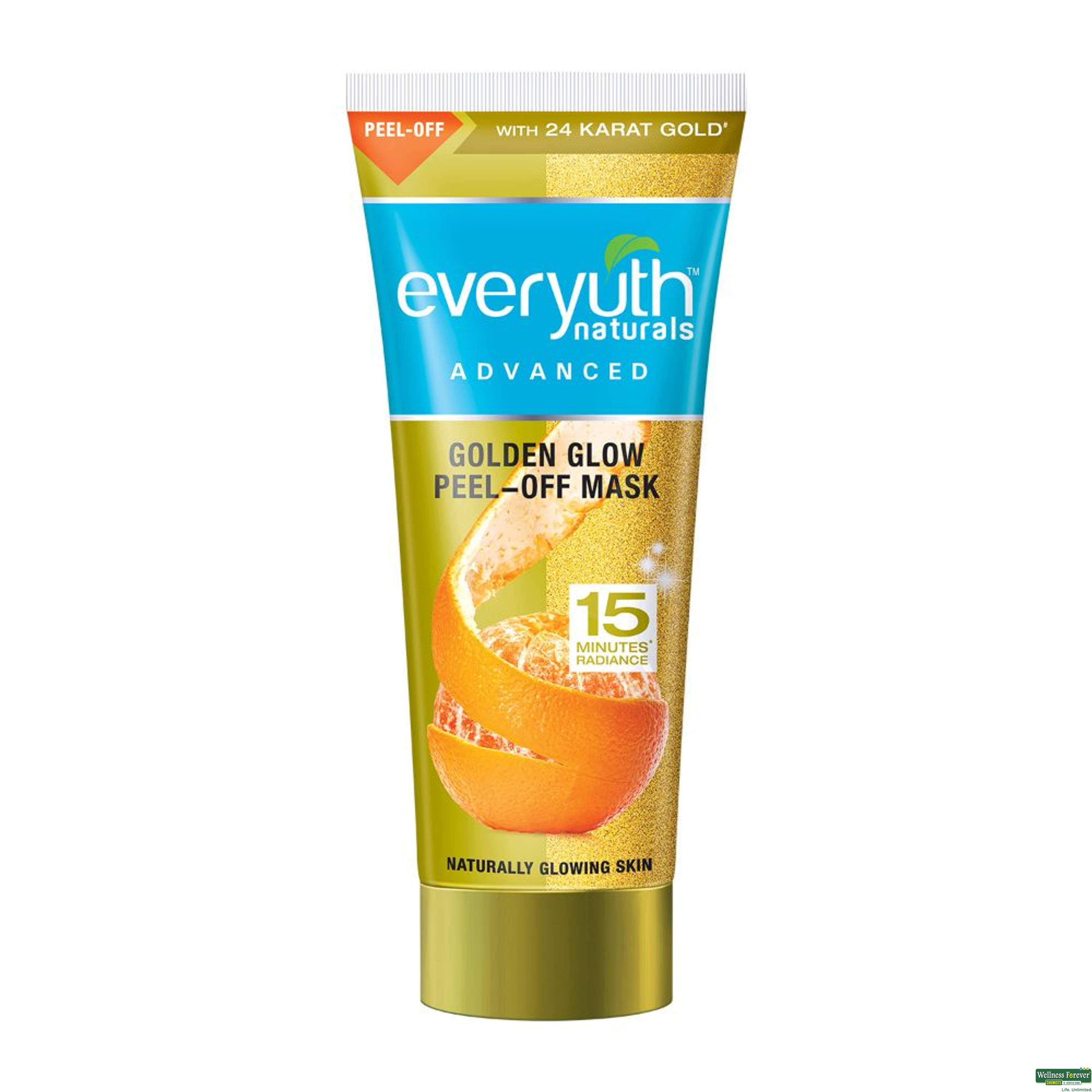 Everyuth Face Mask Peel Off Golden Glow 50Gm-image