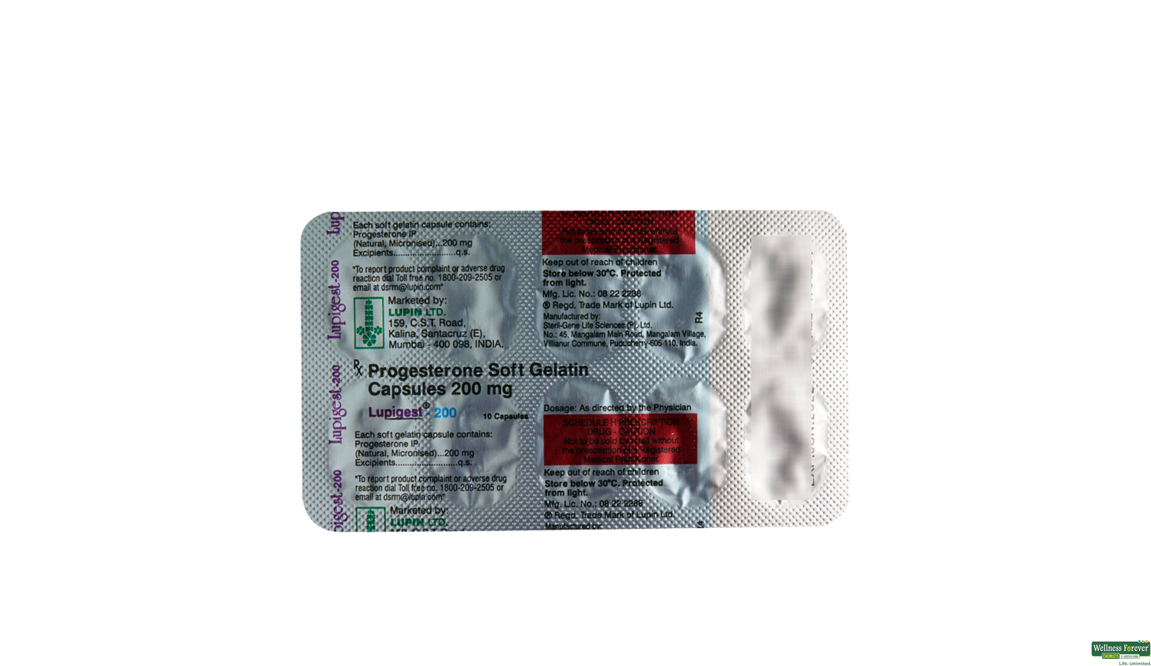LUPIGEST 200MG 10CAP- 2, 10CAP, 