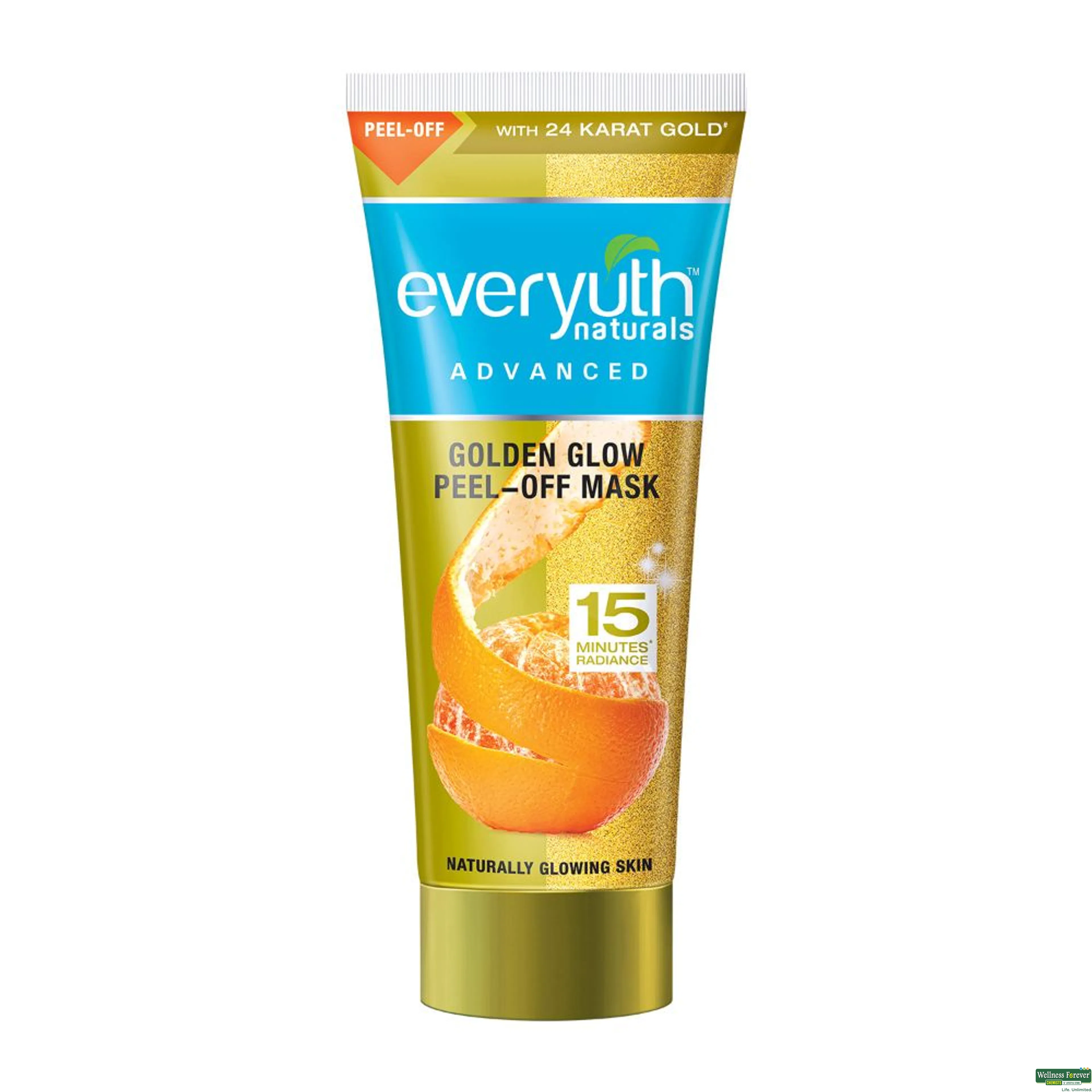 EVERYUTH F/MASK PEEL OFF GOLD/GLOW 90GM-image