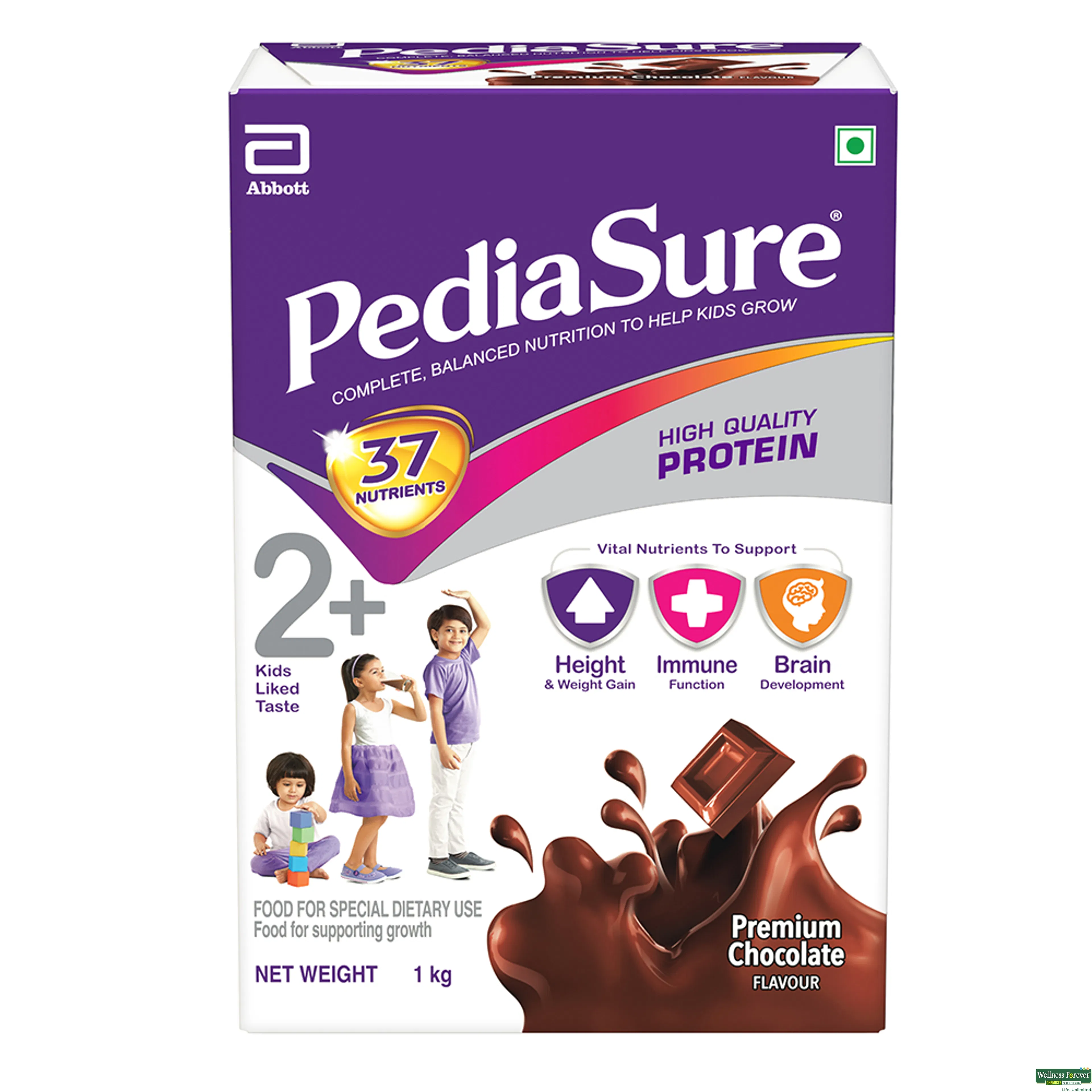 PEDIASURE PWDR CHOCOLATE BOX 1KG-image