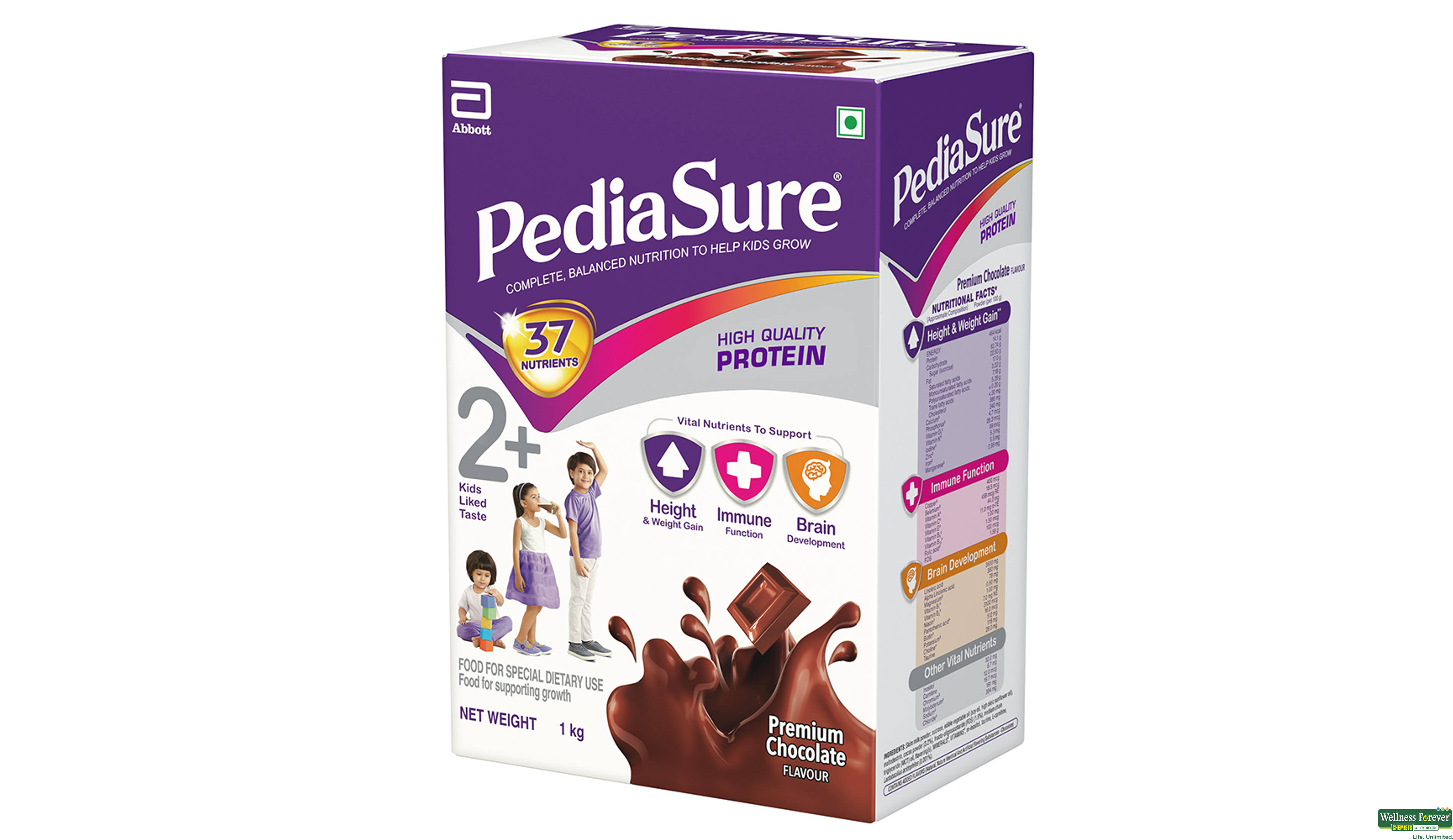 PEDIASURE PWDR CHOCOLATE BOX 950GM- 4, 950GM, 