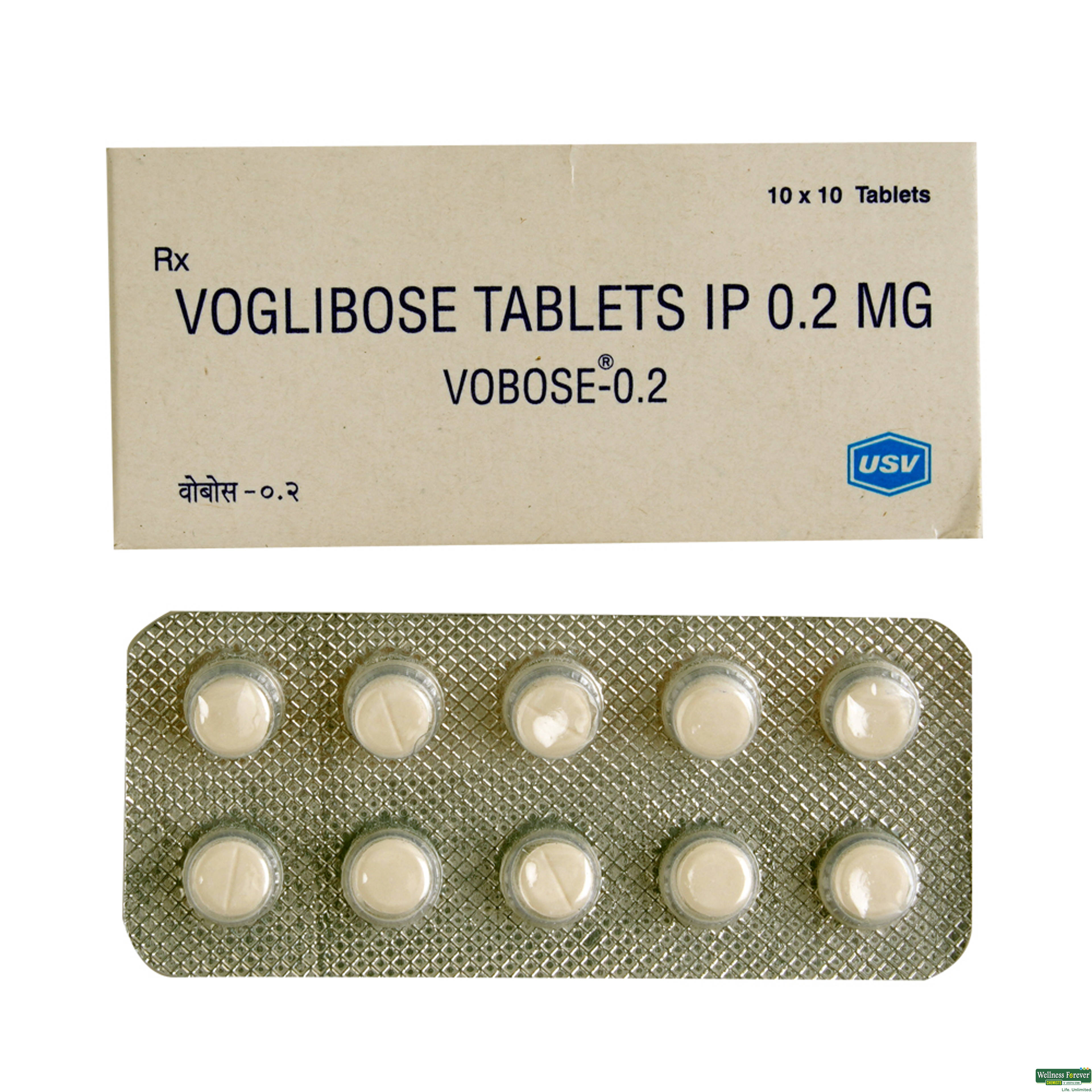 Vobose 0.2mg 10 Tablets-image