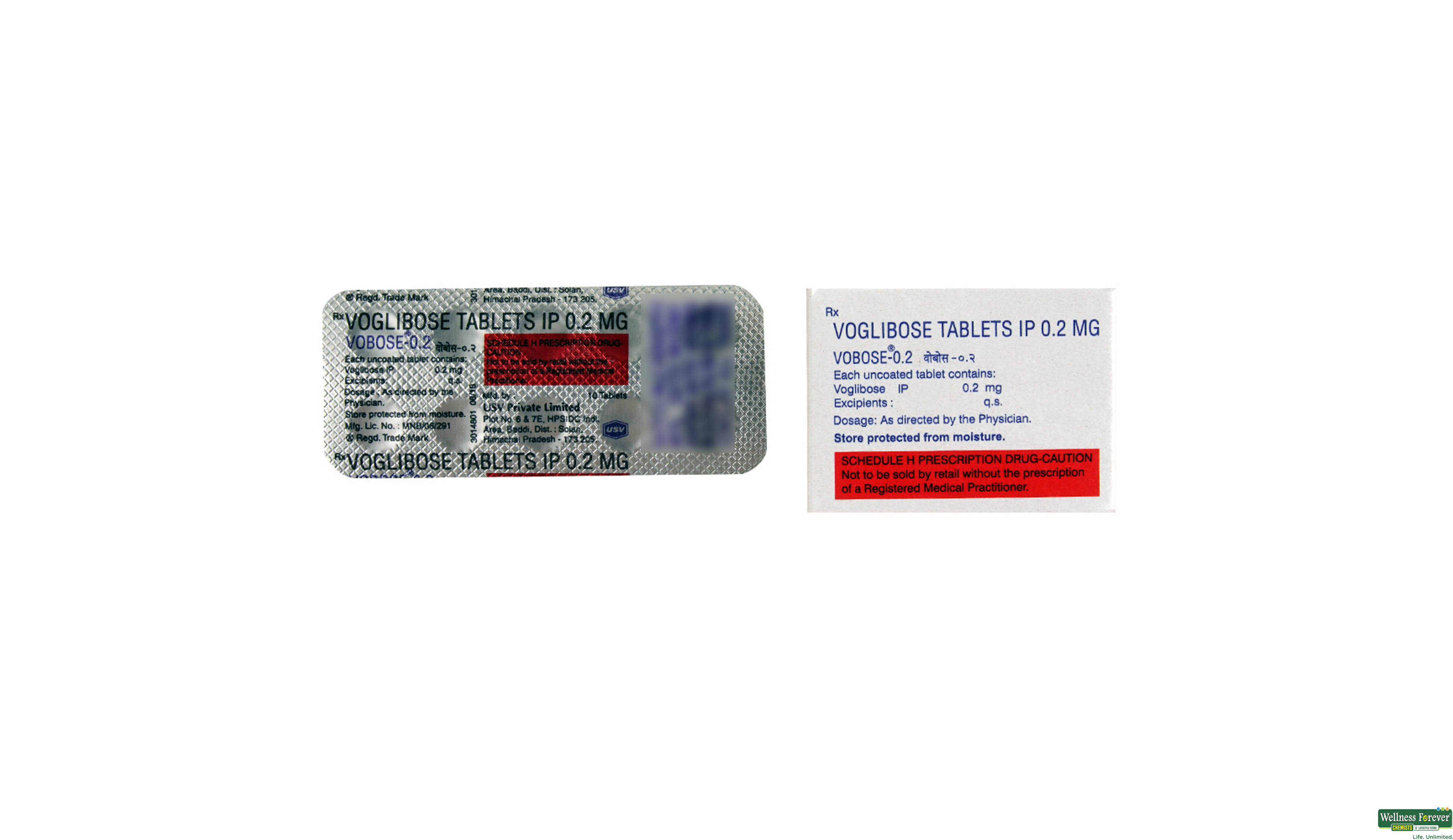 VOBOSE 0.2MG 10TAB- 2, 10TAB, 