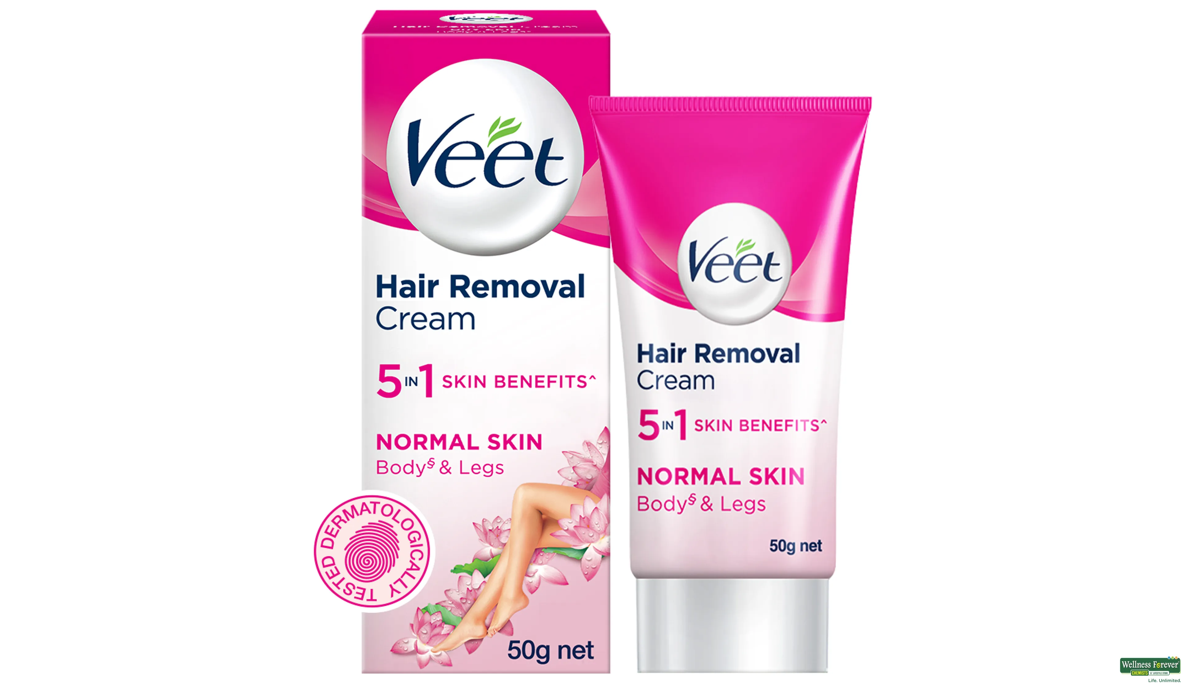 VEET HR/REMV CRM NORMAL 50GM- 1, 50GM, 