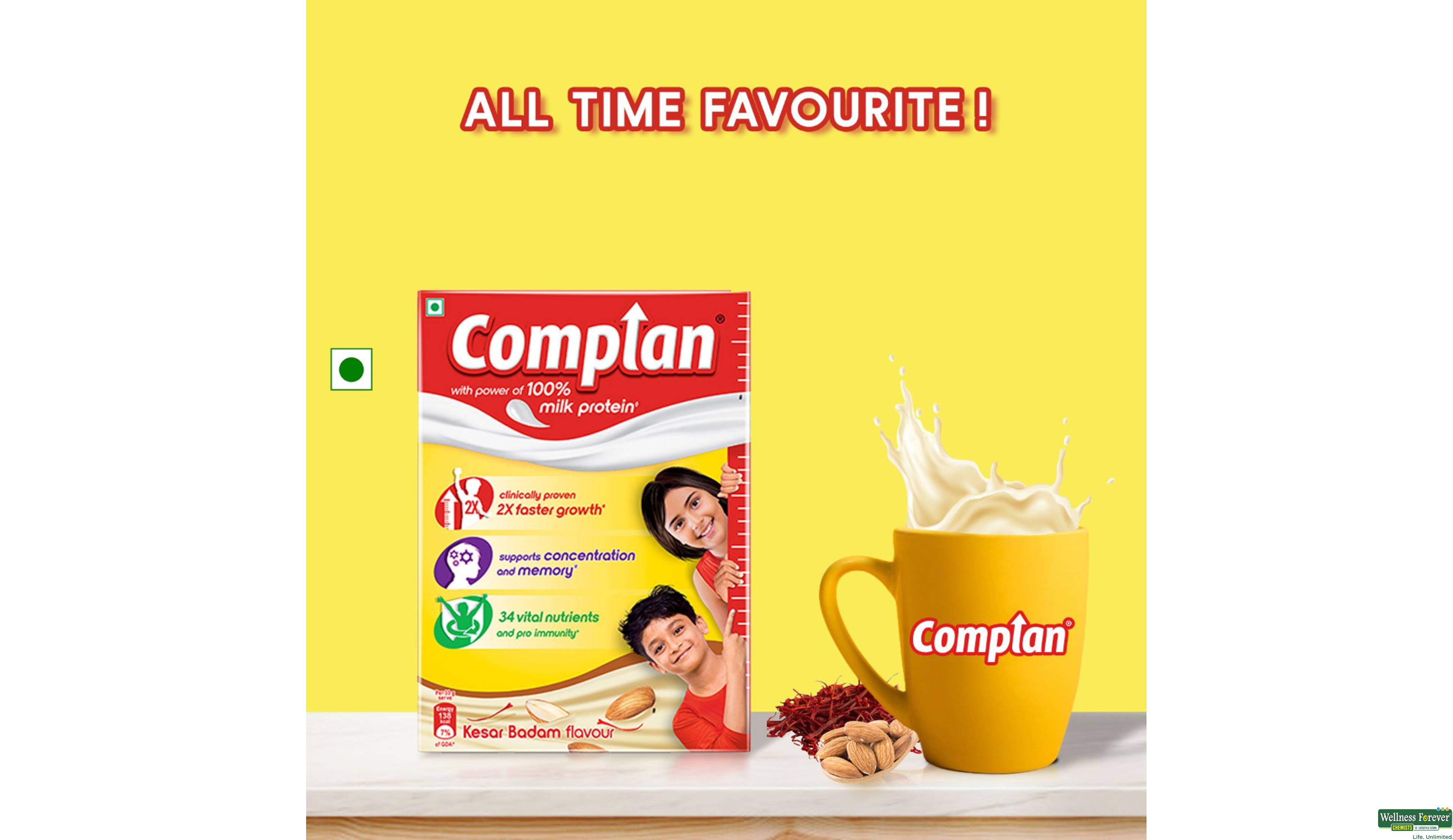 COMPLAN REF KESAR BADAM 200GM- 5, 200GM, 