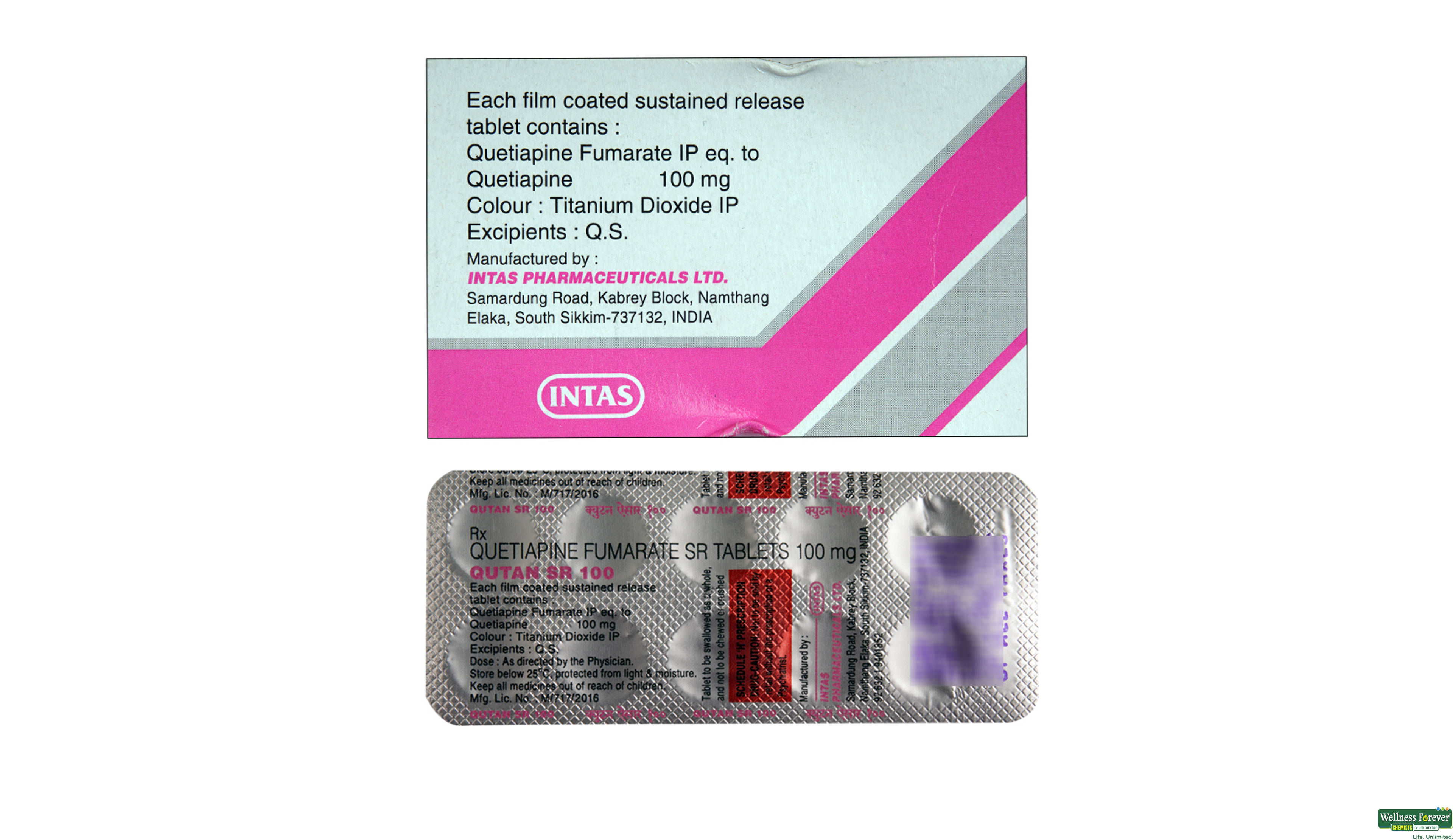 QUTAN-SR 100MG 10TAB- 2, 10TAB, 