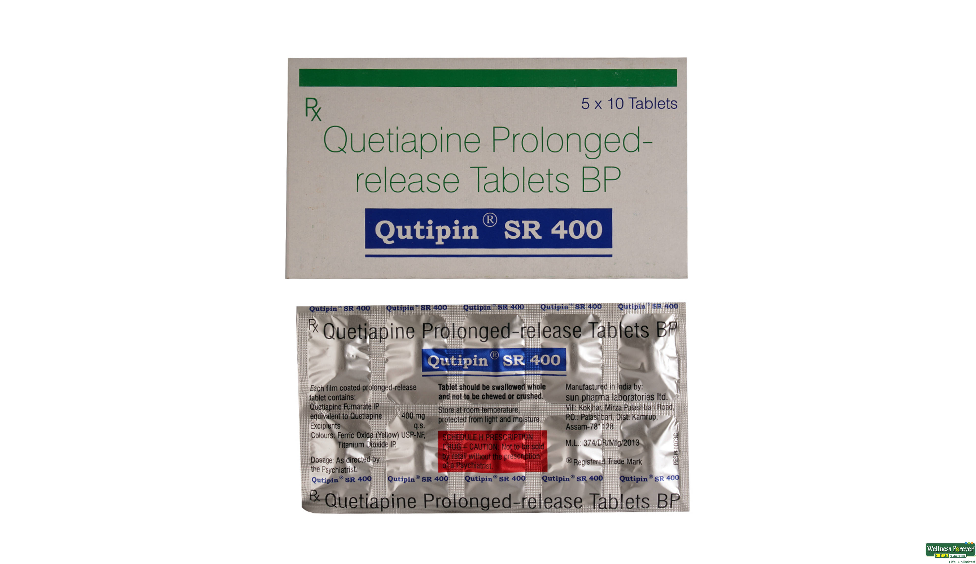 QUTIPIN-SR 400MG 10TAB- 1, 10TAB, 