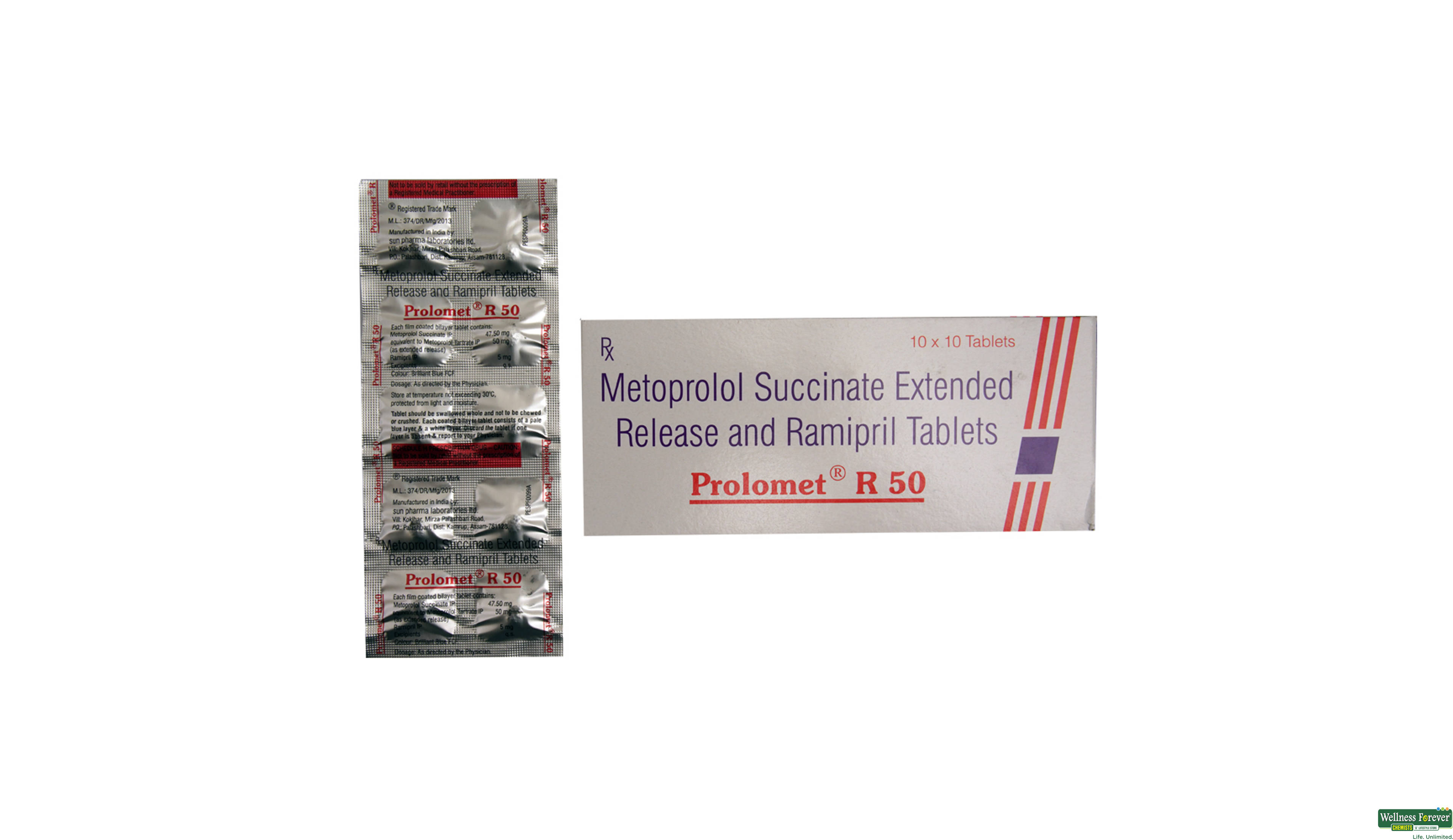 PROLOMET-R 50MG 10TAB- 1, 10TAB, 