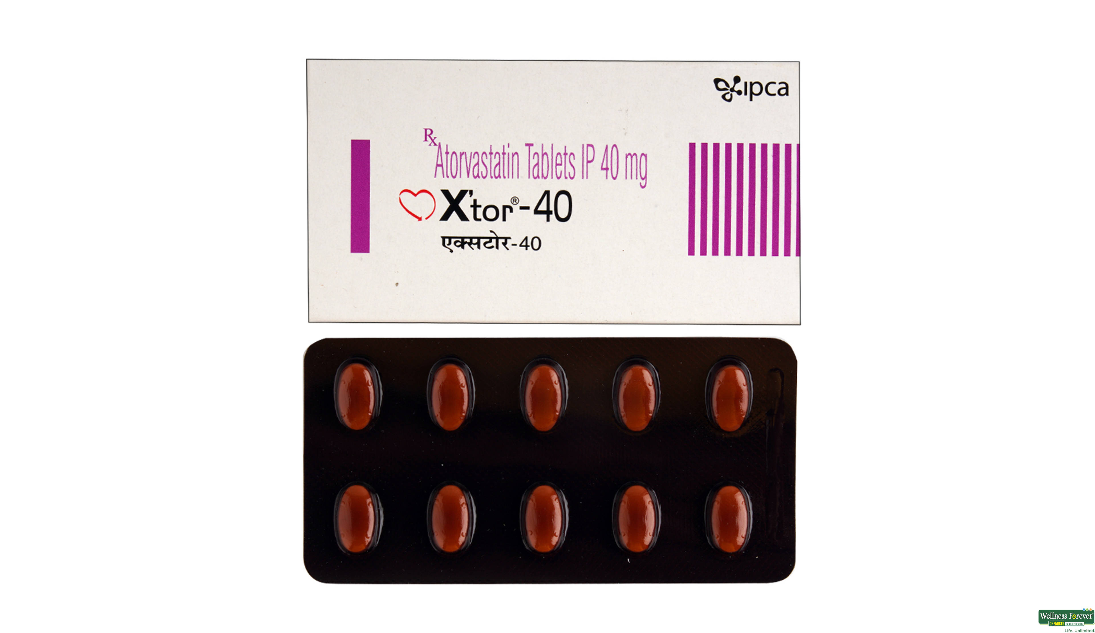XTOR 40MG 10TAB- 1, 10TAB, 