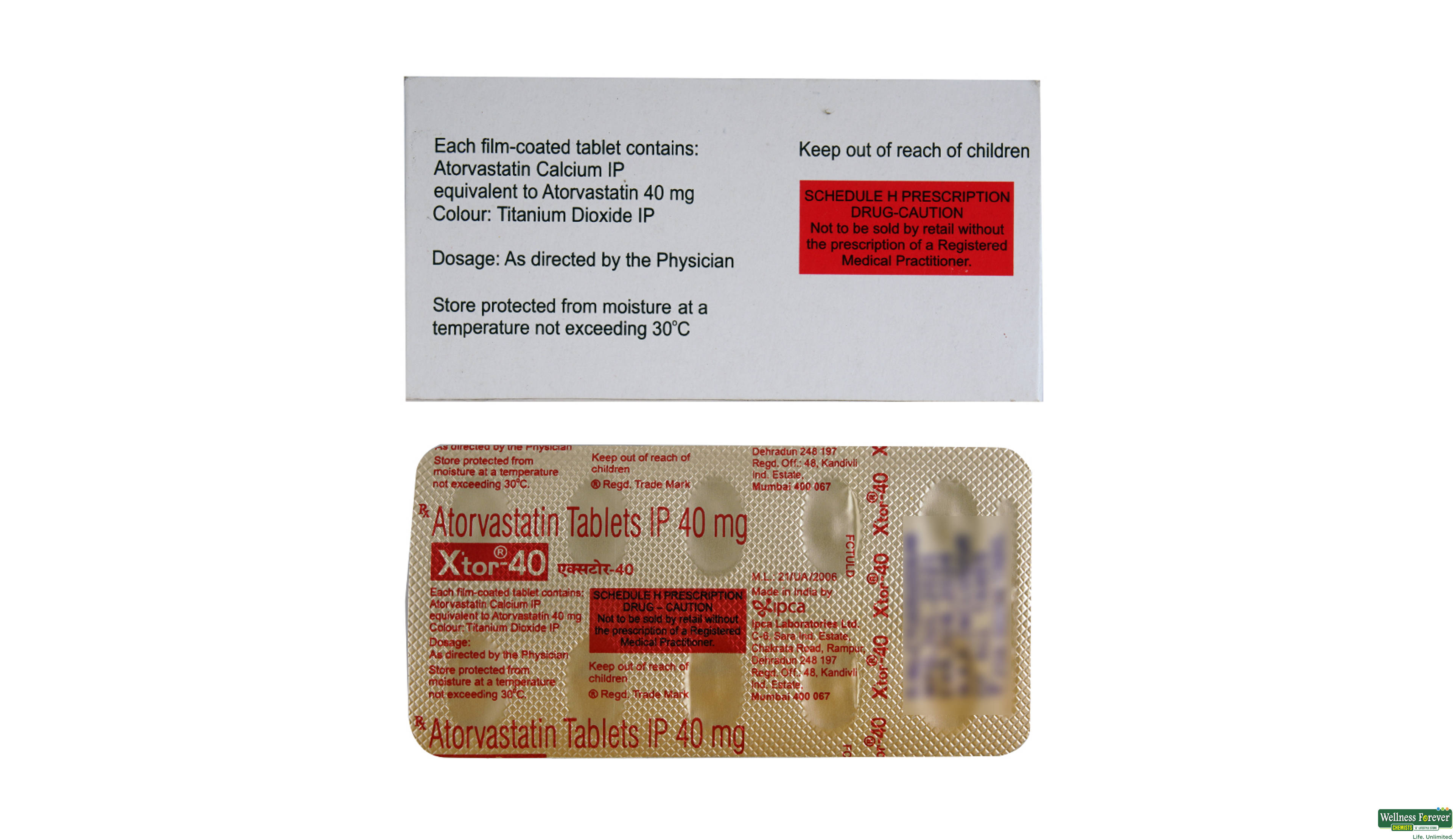 XTOR 40MG 10TAB- 2, 10TAB, 