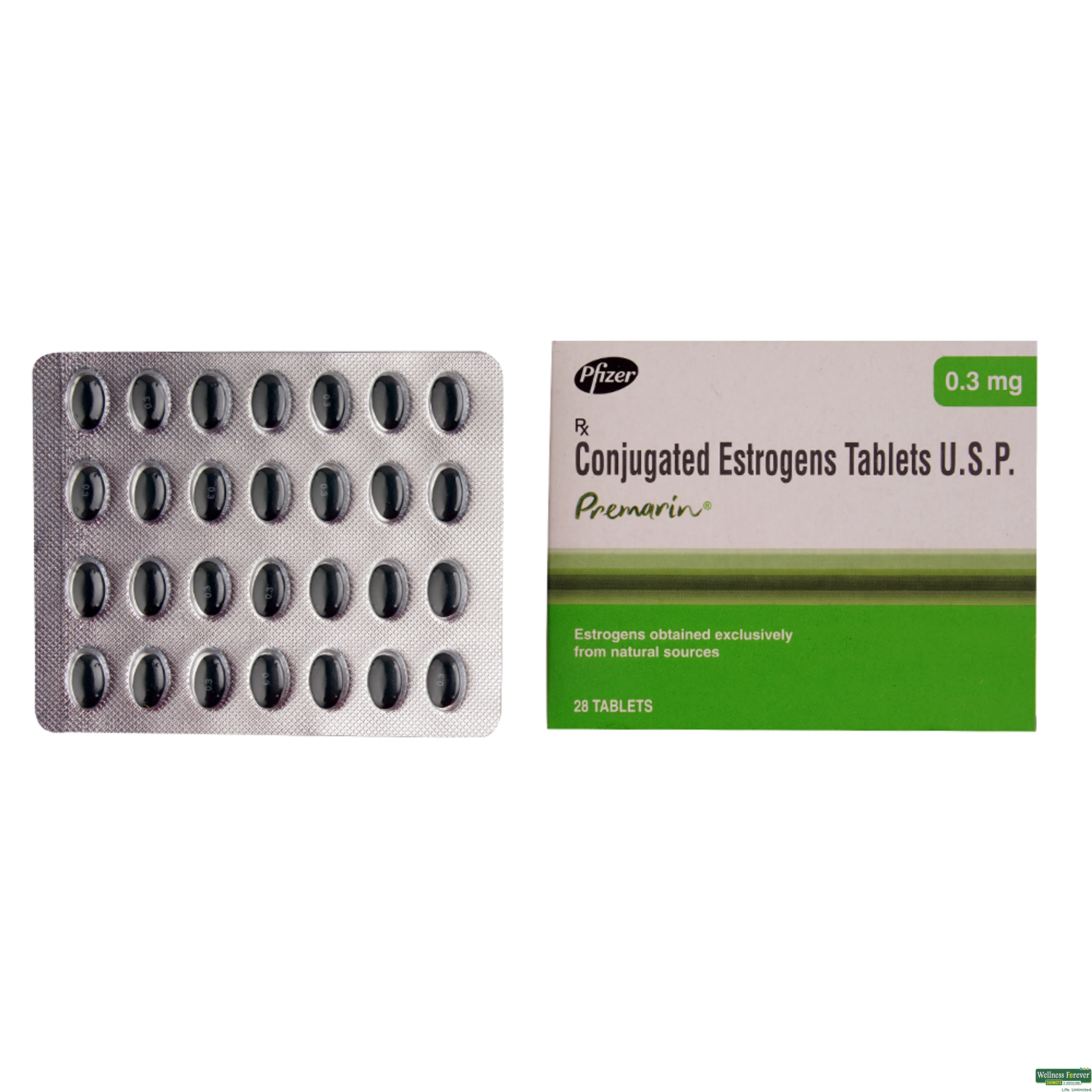 PREMARIN 0.3MG 28TAB-image