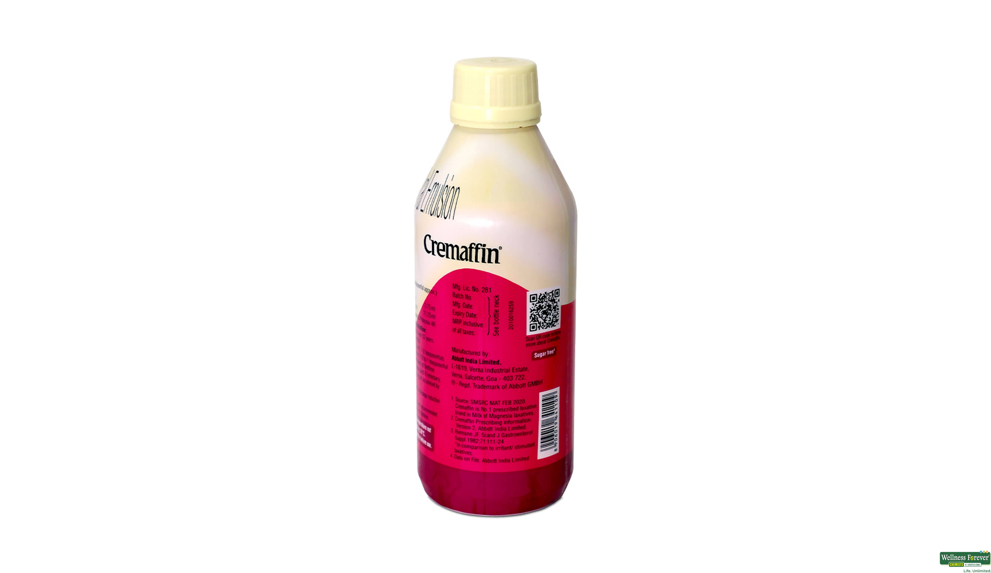 CREMAFFIN MIXFRUIT SYP 450ML- 2, 450ML, null