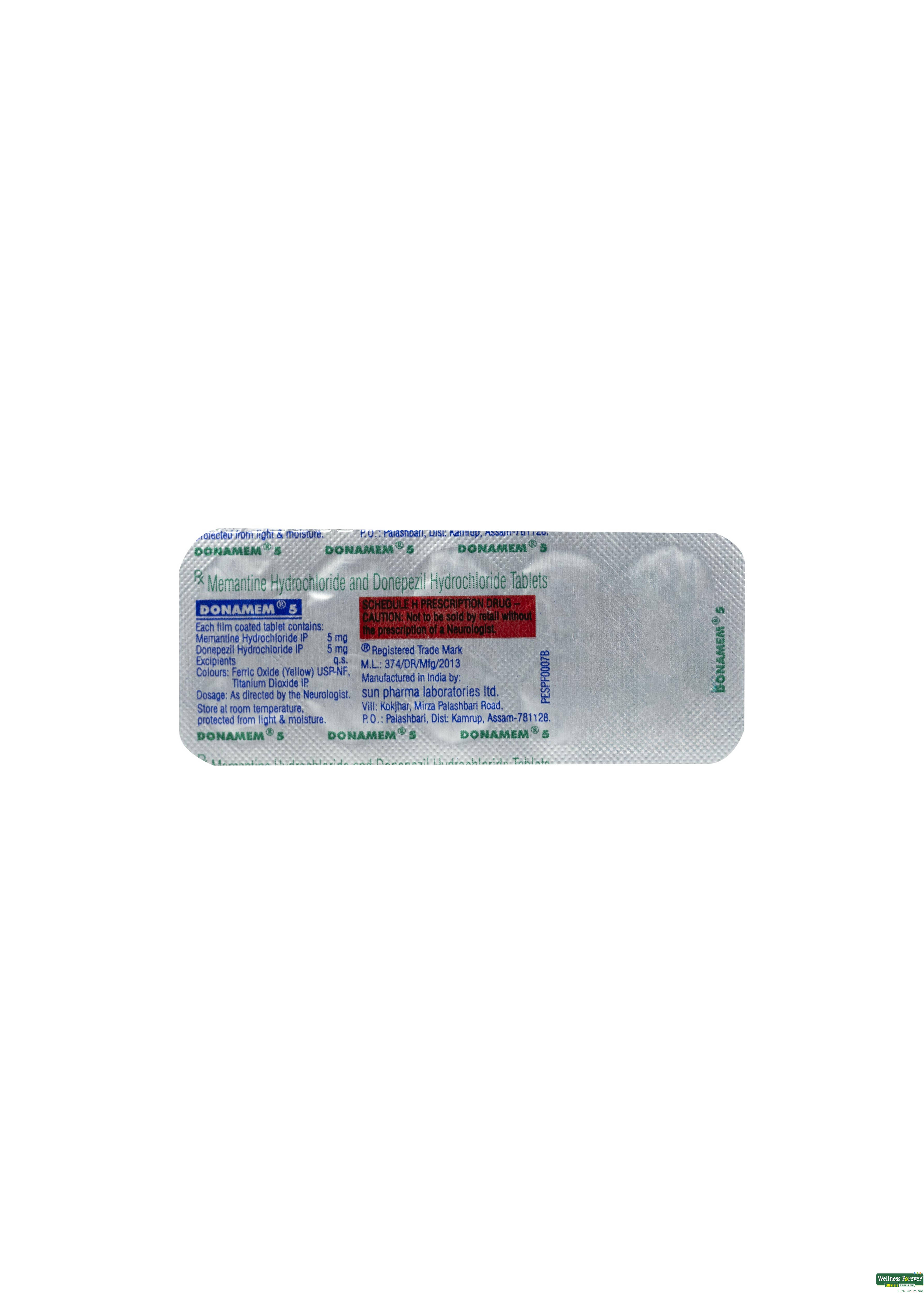 DONAMEM 5MG 10TAB-image