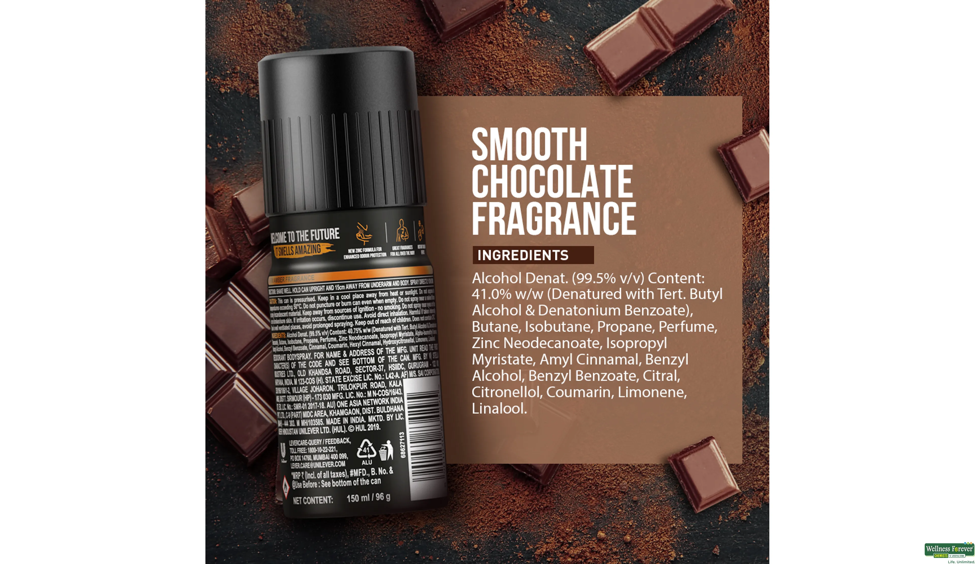 Chocolate amber body spray on sale