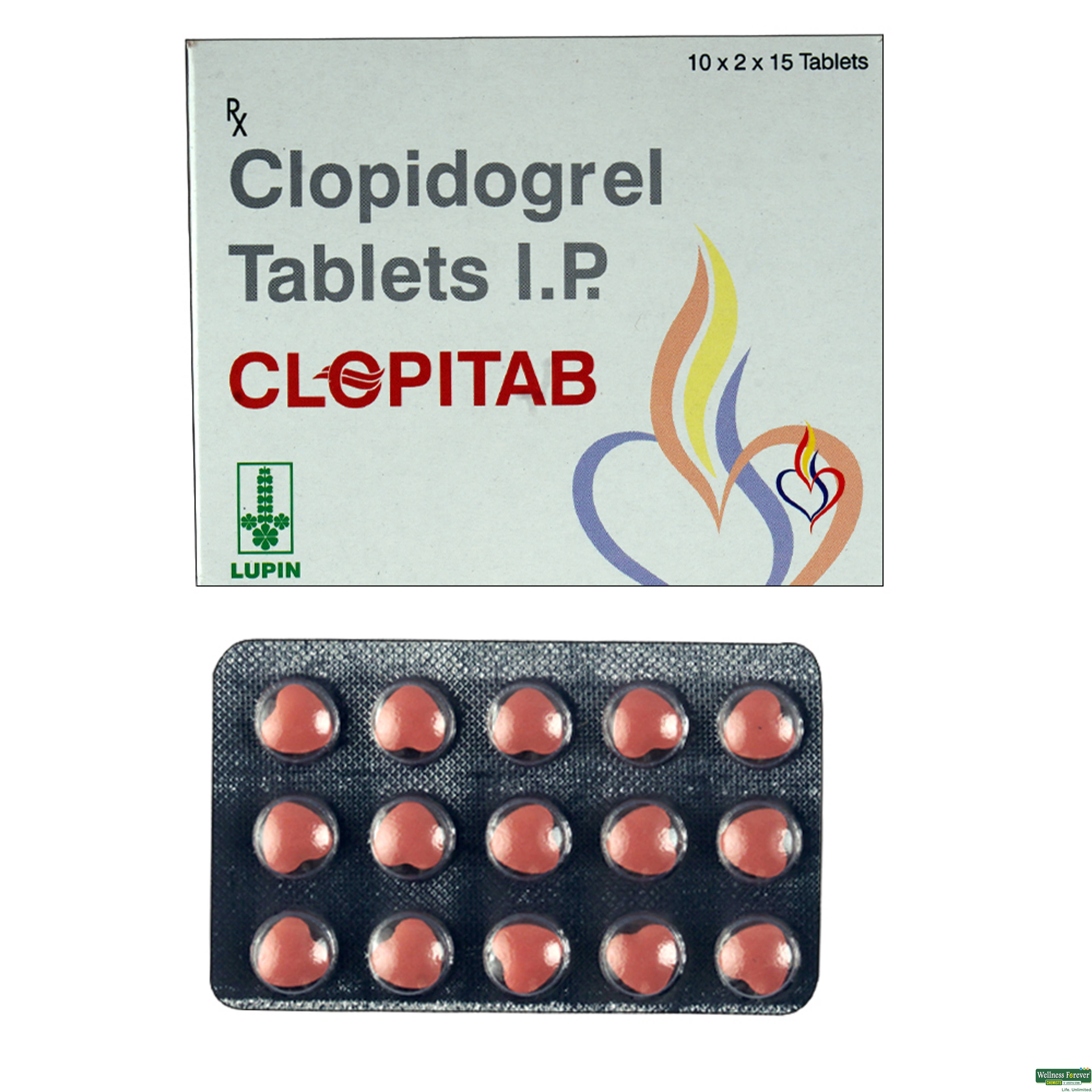 CLOPITAB 75MG 15TAB-image