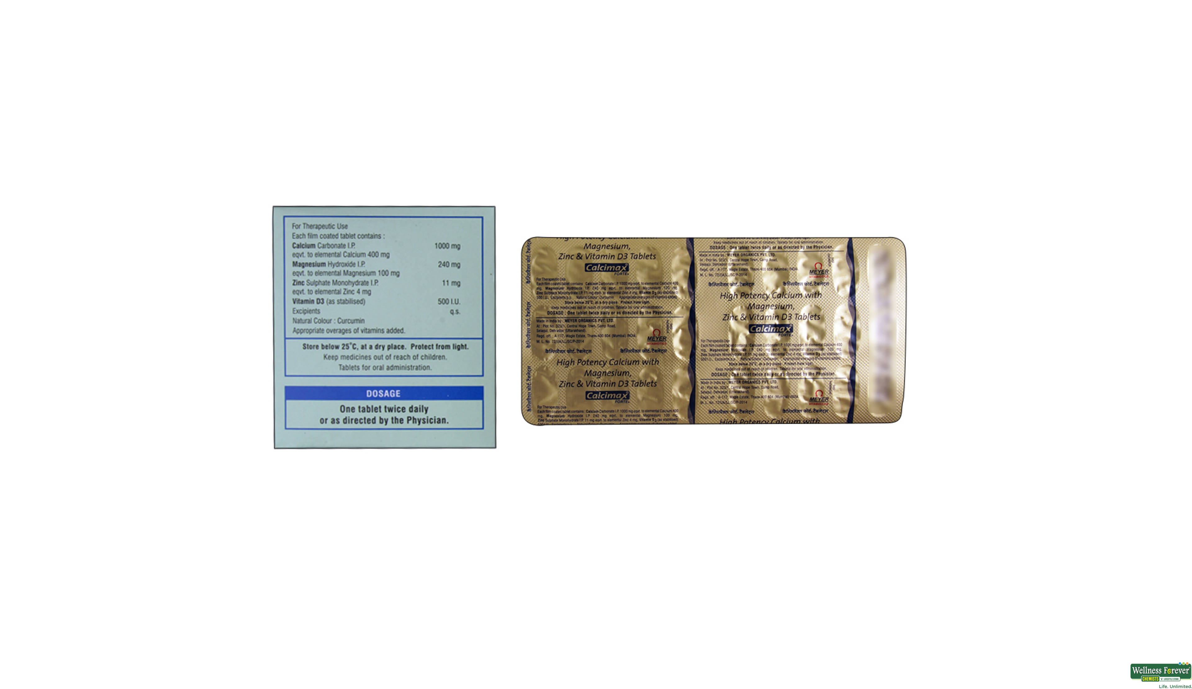 CALCIMAX-FORTE + 30TAB- 2, 30TAB, 