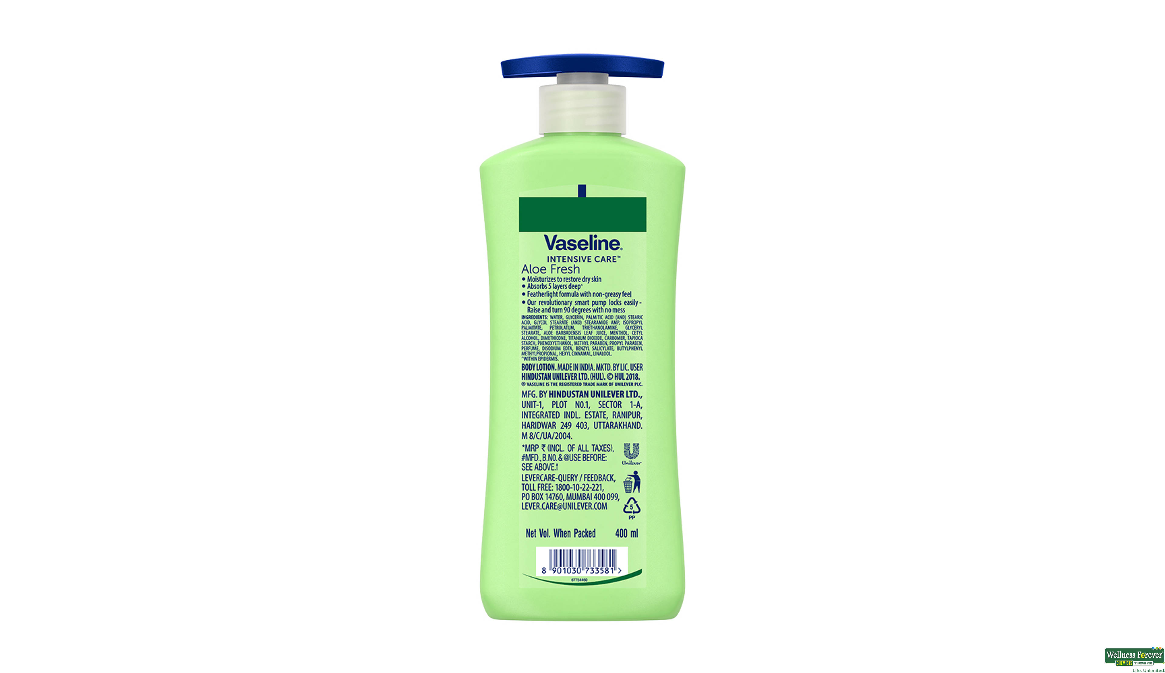 VASE B/LTN ALOE FRESH 400ML- 3, 400ML, null