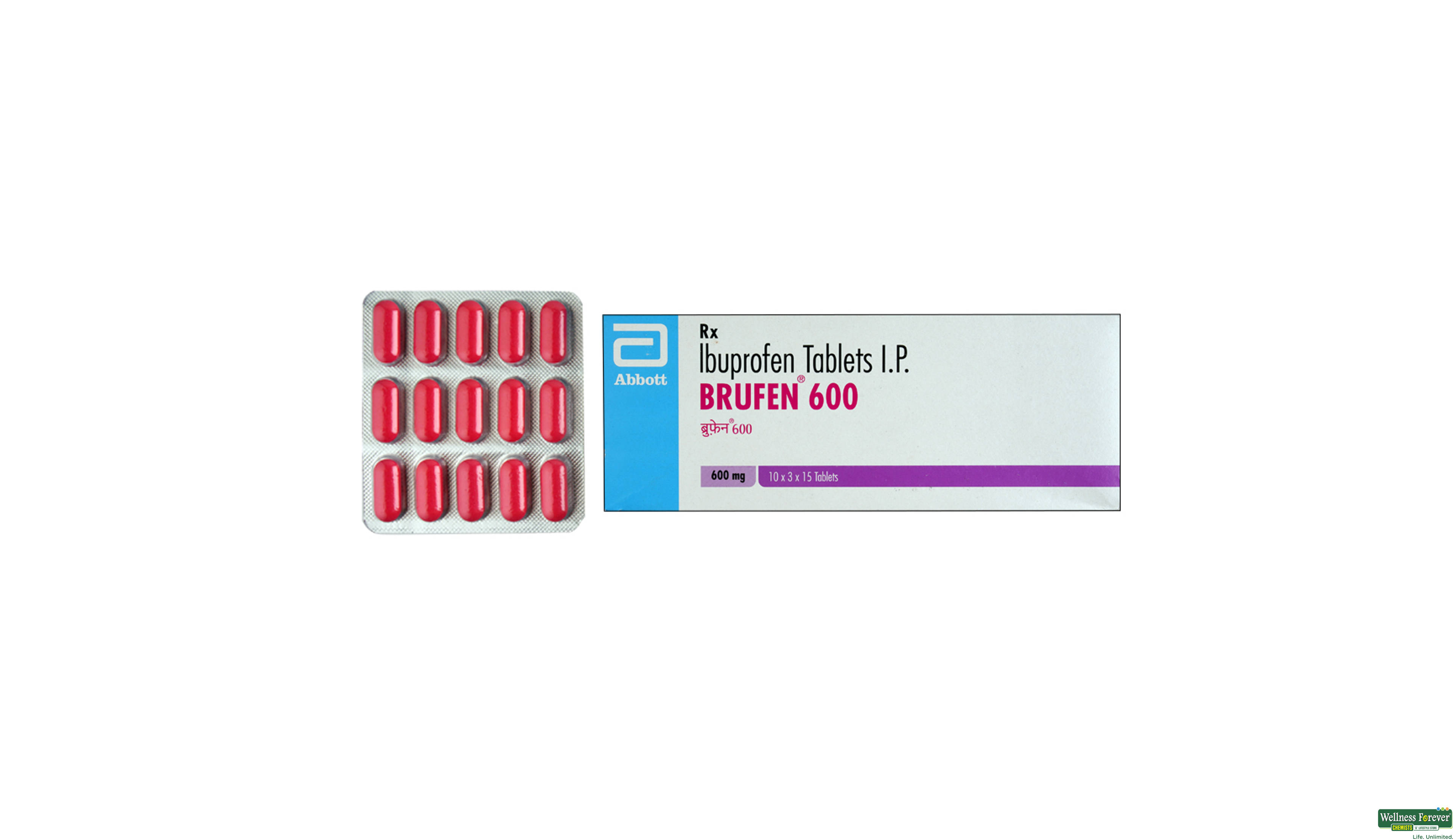BRUFEN 600MG 15TAB- 1, 15TAB, 