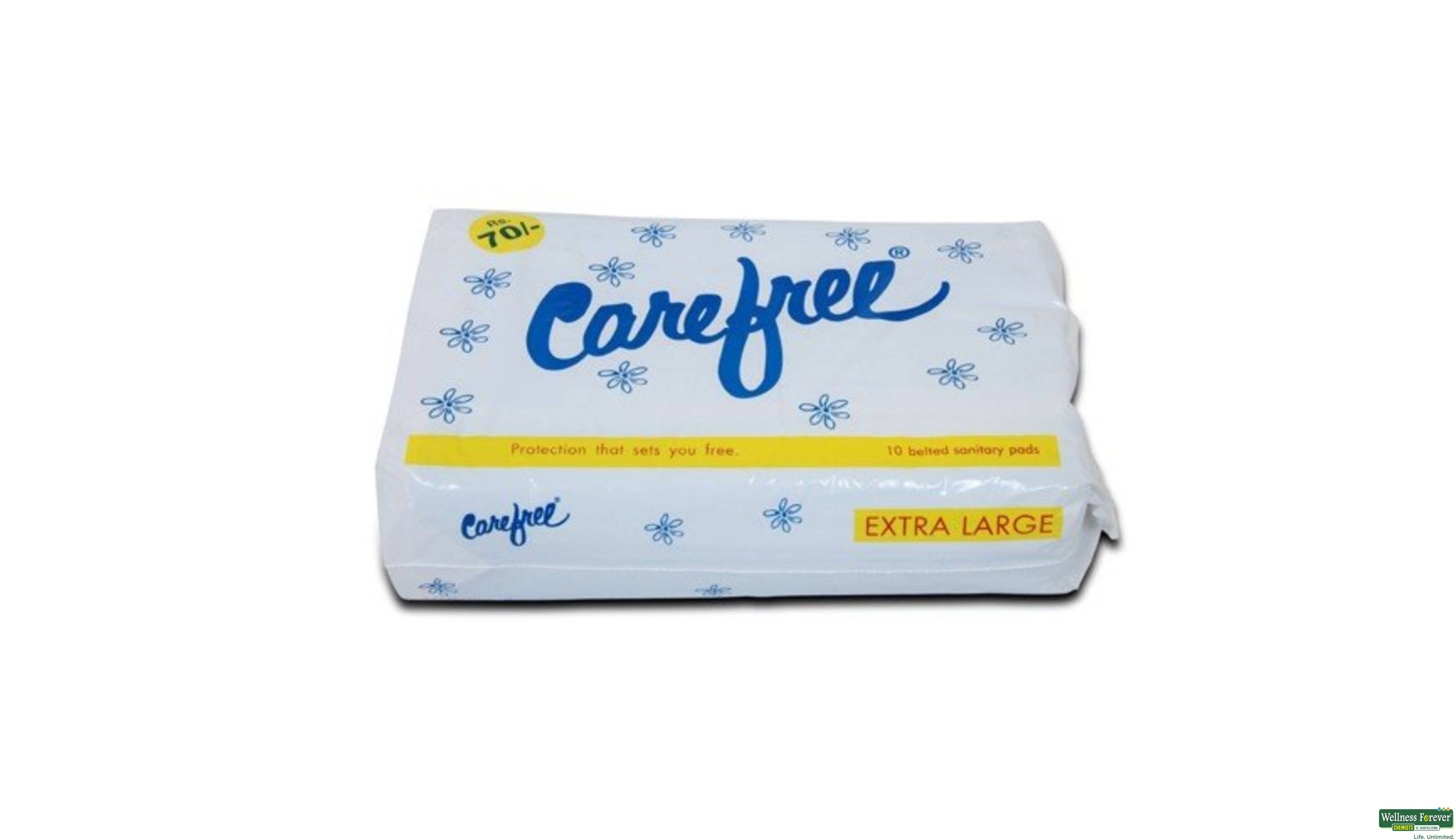 CAREFREE SA/PADS XL 10PC- 1, 10PC, 