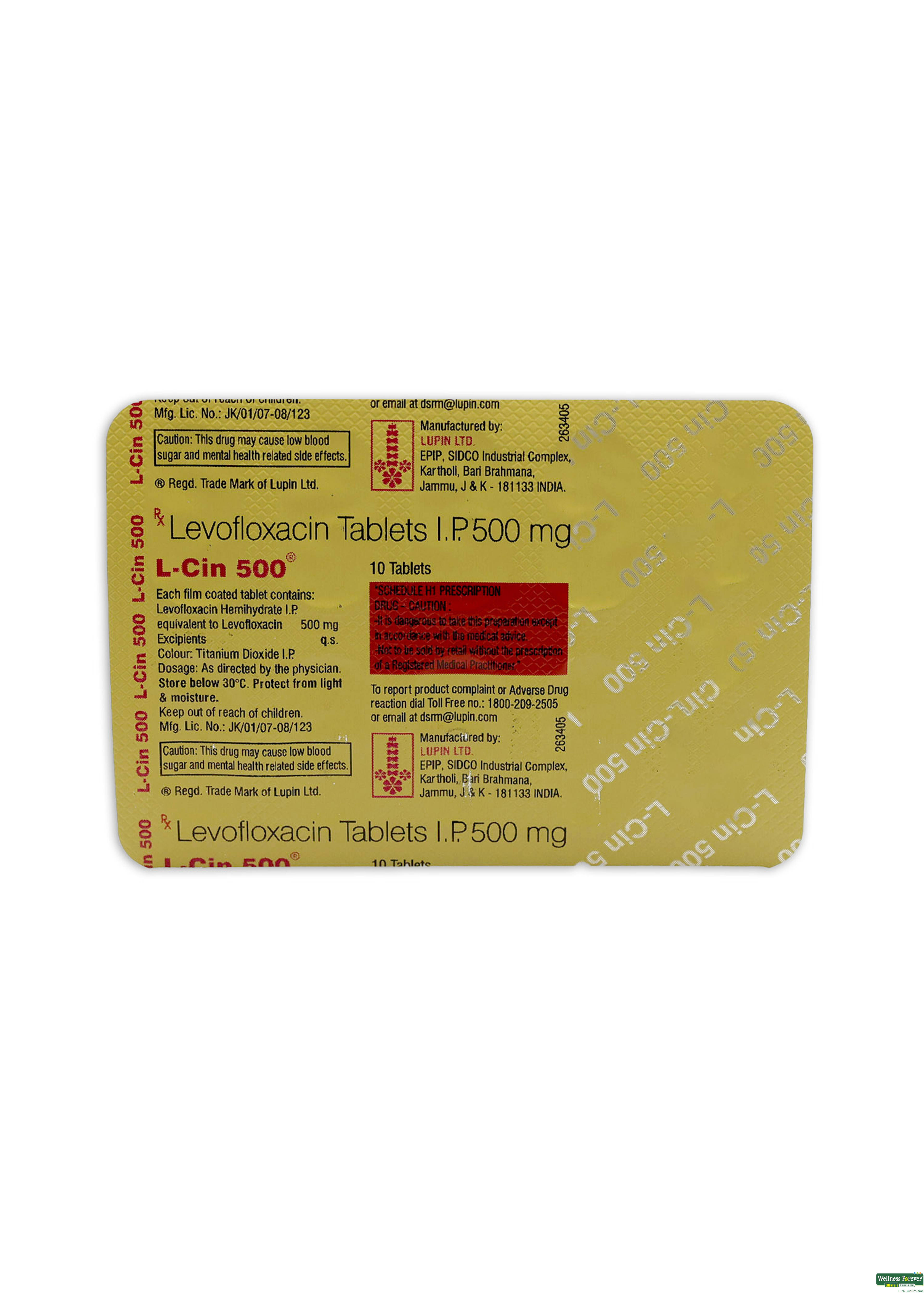 L-CIN 500MG 10TAB-image