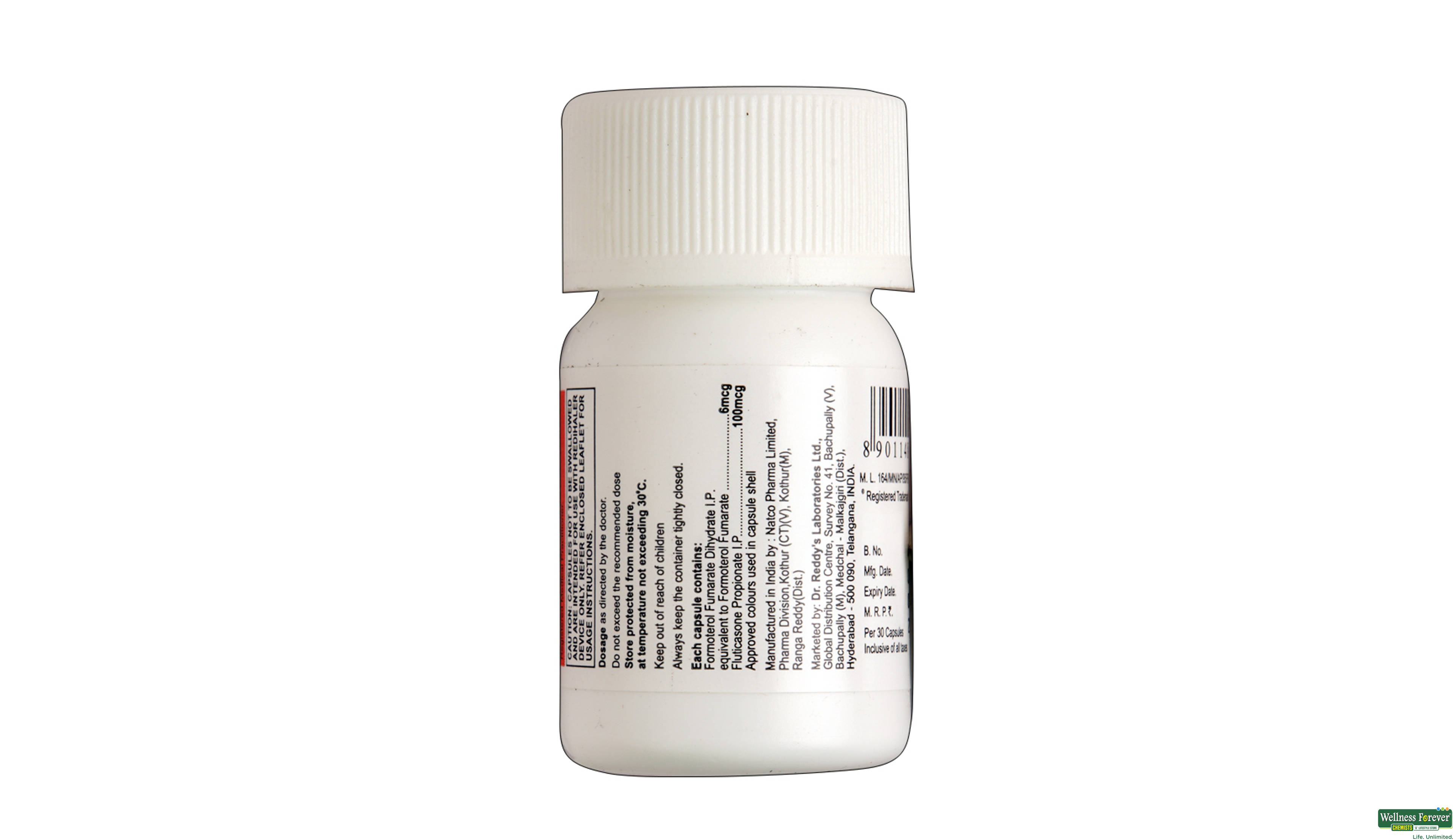 COMBIHALE-FF 100 REDICAP 30CAP- 2, 30CAP, null
