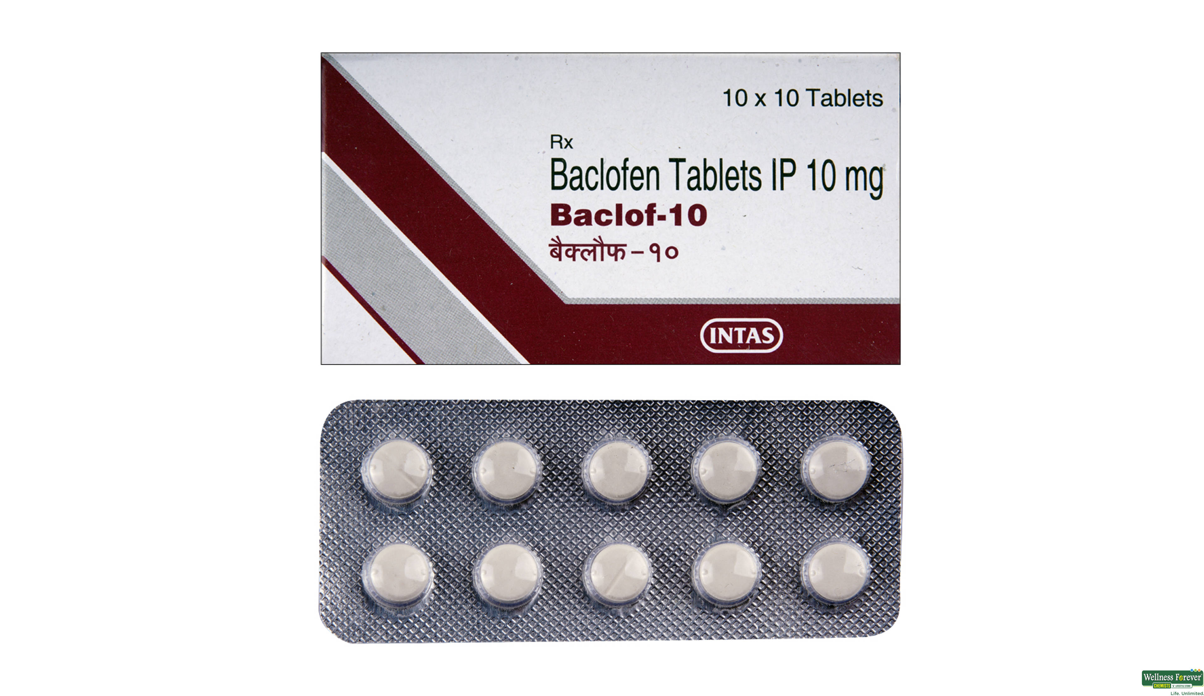 BACLOF 10MG 10TAB- 1, 10TAB, 