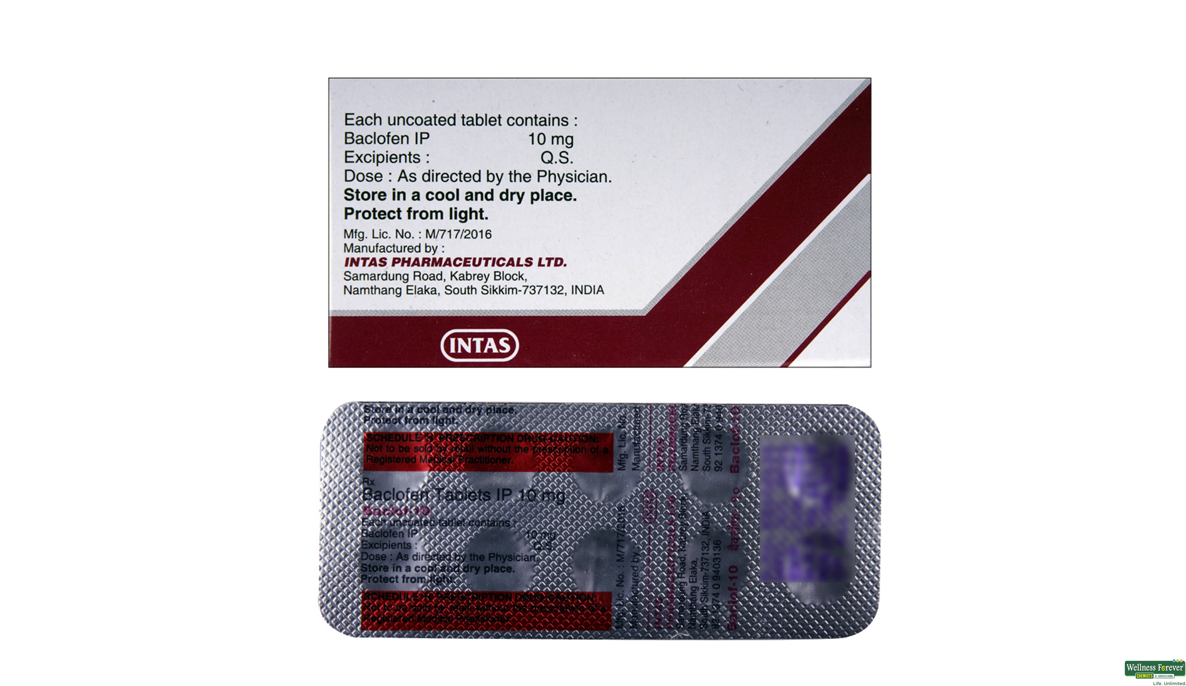 BACLOF 10MG 10TAB- 2, 10TAB, 