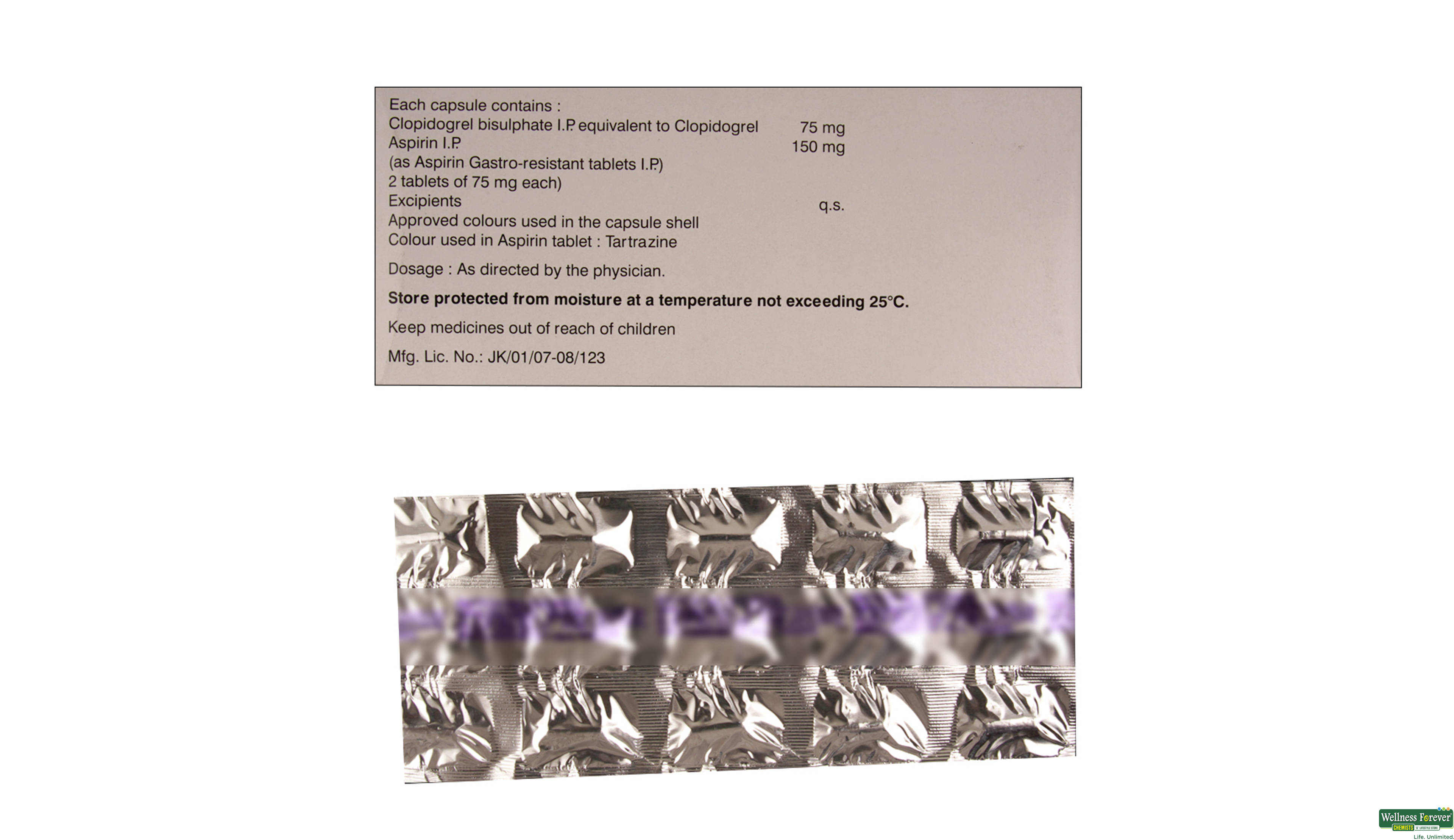 CLOPITAB-A 150MG 15CAP- 2, 15CAP, 
