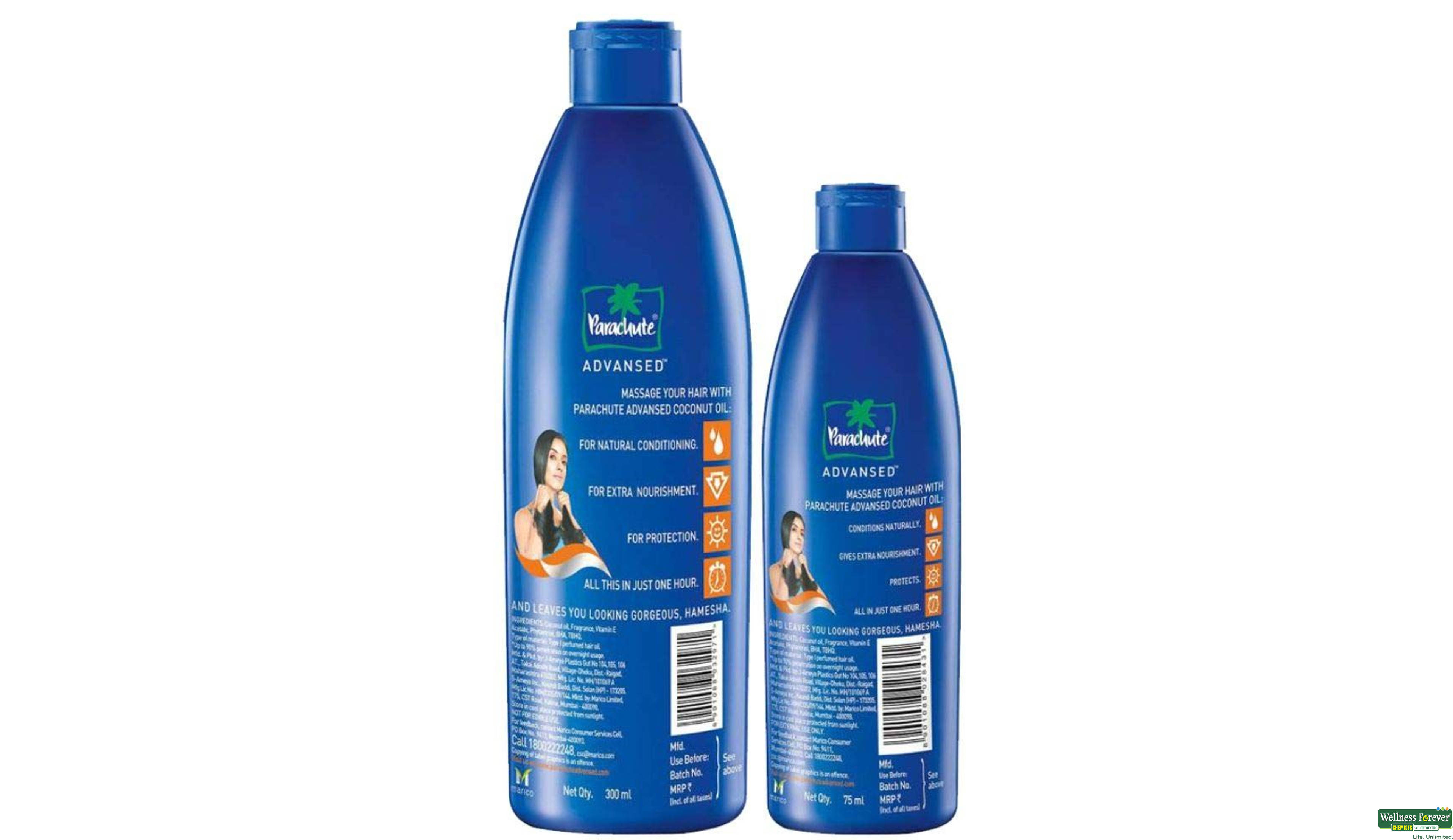 PARACHUTE HR/OIL ADVANSED 300ML- 6, 300ML, 