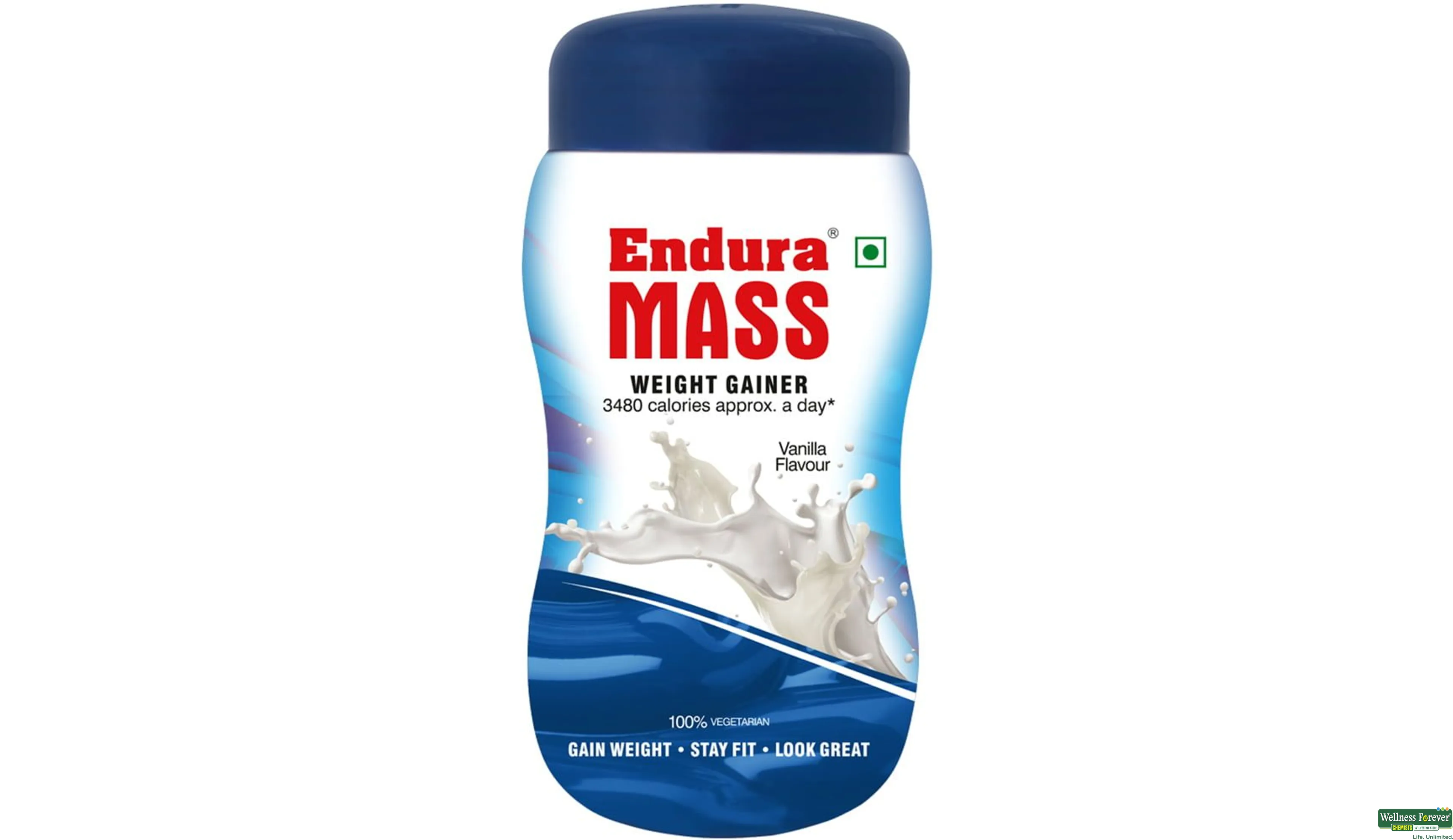 ENDURA MASS PWDR VANILLA 500GM- 1, 500GM, 