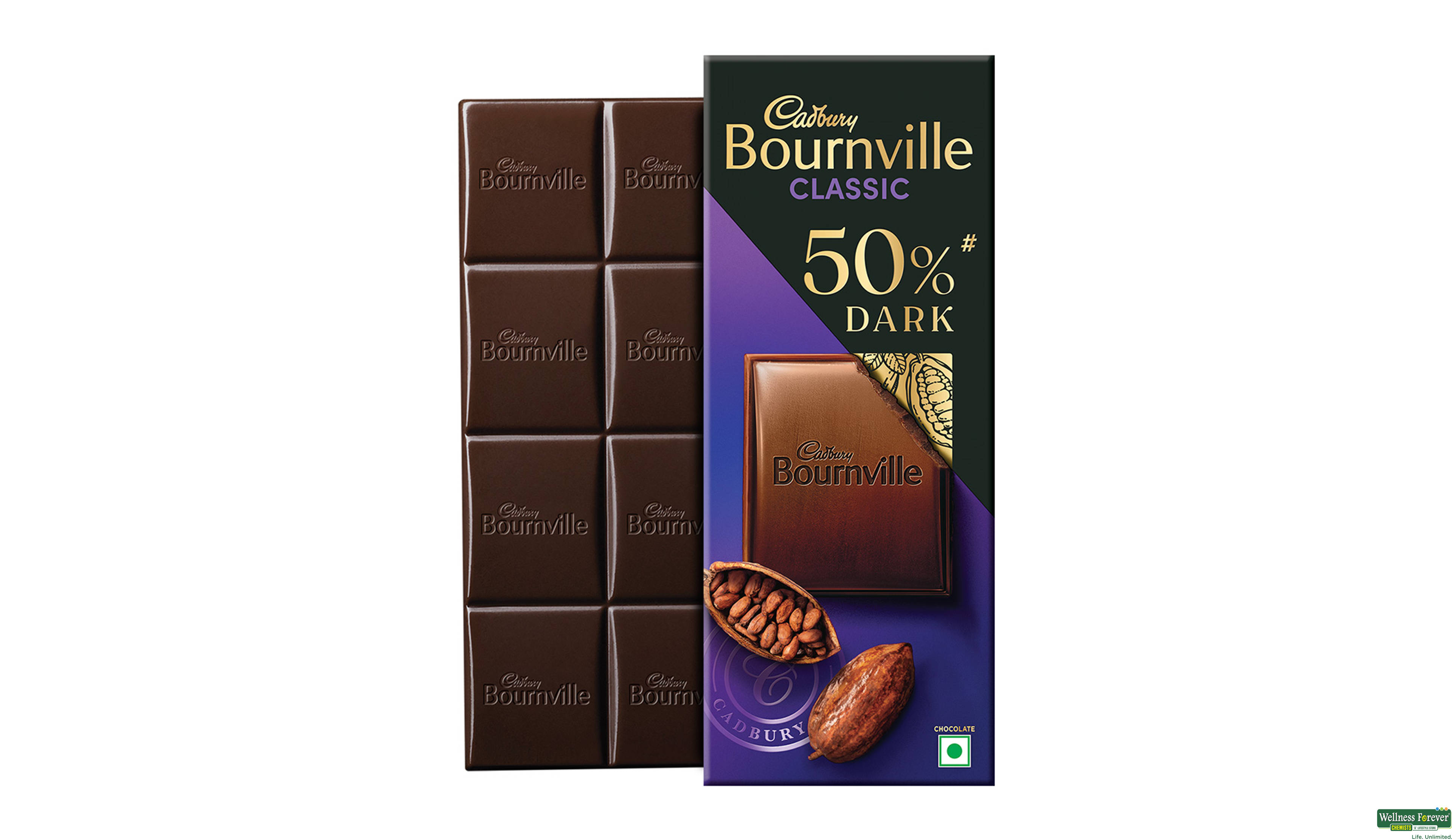 CADB CHOC BOURNVILE RICH COCO 80GM- 1, 80GM, 